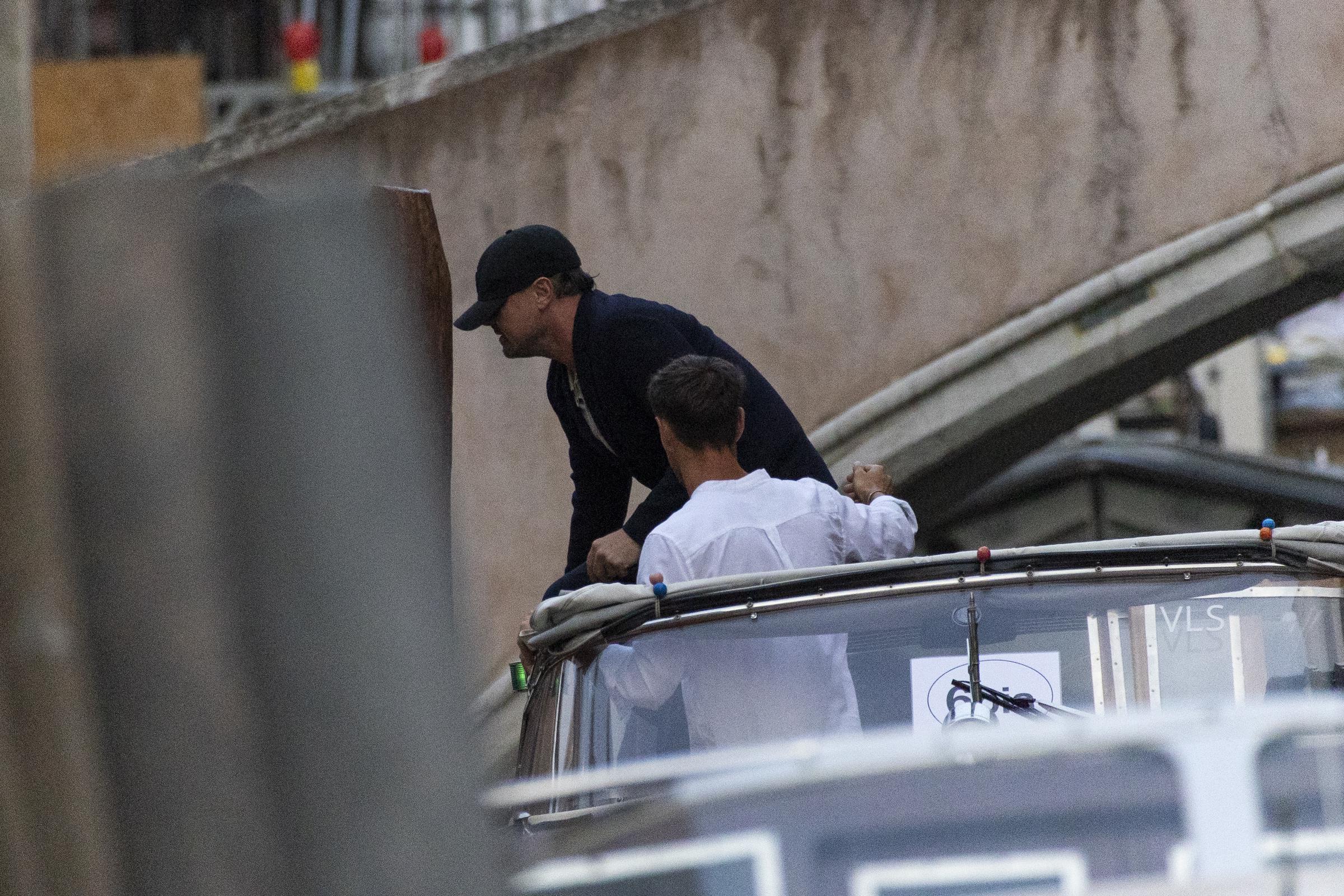 Leonardo DiCaprio ahead of Jeff Bezos and Lauren Sánchez's wedding in Venice on June 26, 2026. | Source: Getty Images