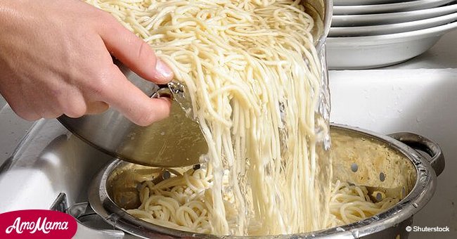Are you draining pasta in the sink? You should immediately stop doing that
