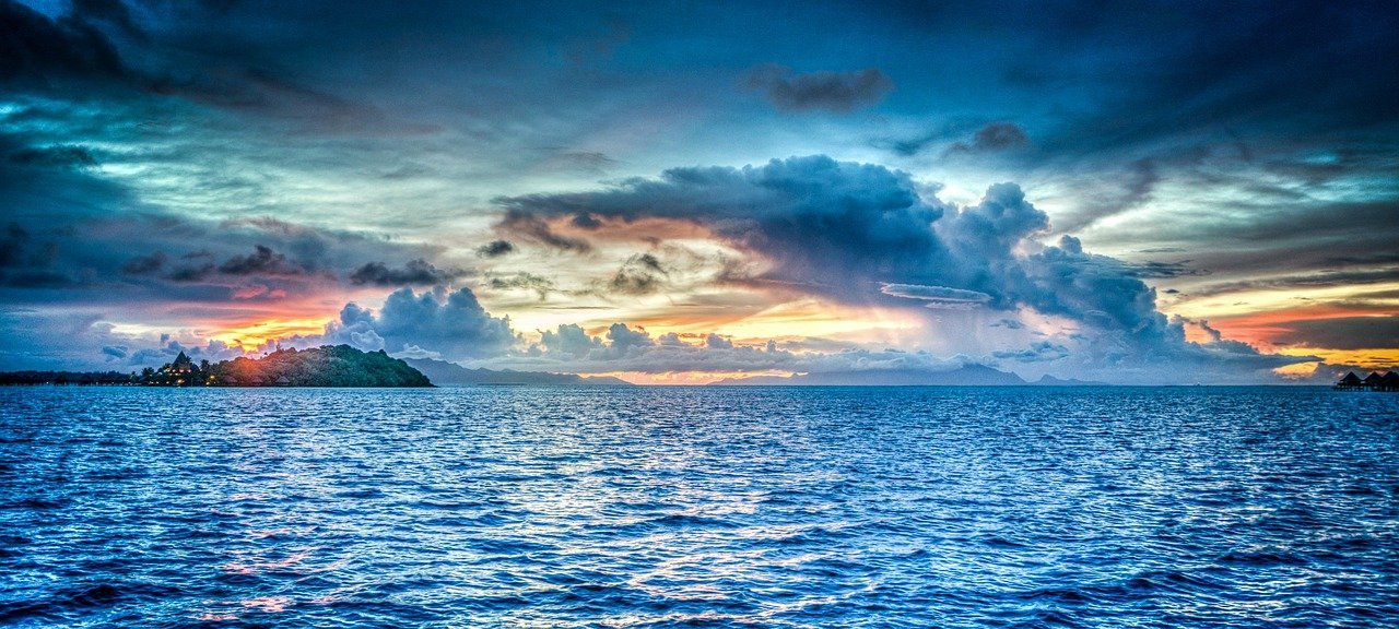El mar y las nubes. | Foto: Pixabay