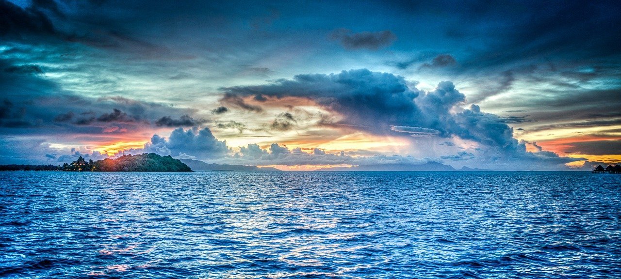 El mar y las nubes. | Foto: Pixabay