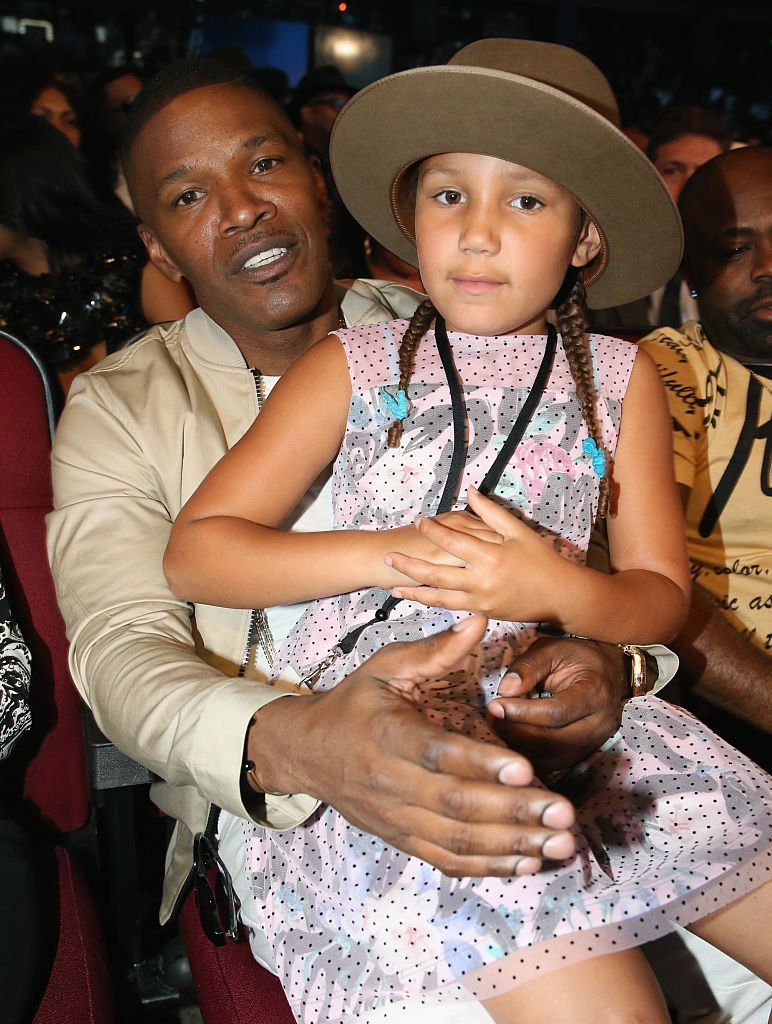 Jamie Foxx and daughter Annalise Bishop attend the 2016 BET Awards at the Microsoft Theater | Getty Images