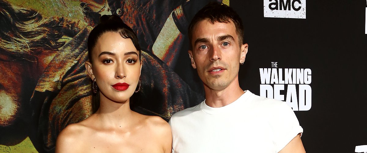 Christian Serratos and Danish singer David Boyd at the Season 10 Premiere of "The Walking Dead" at Chinese Theatre in Hollywood, California, on September 23, 2019 | Photo: Getty Images