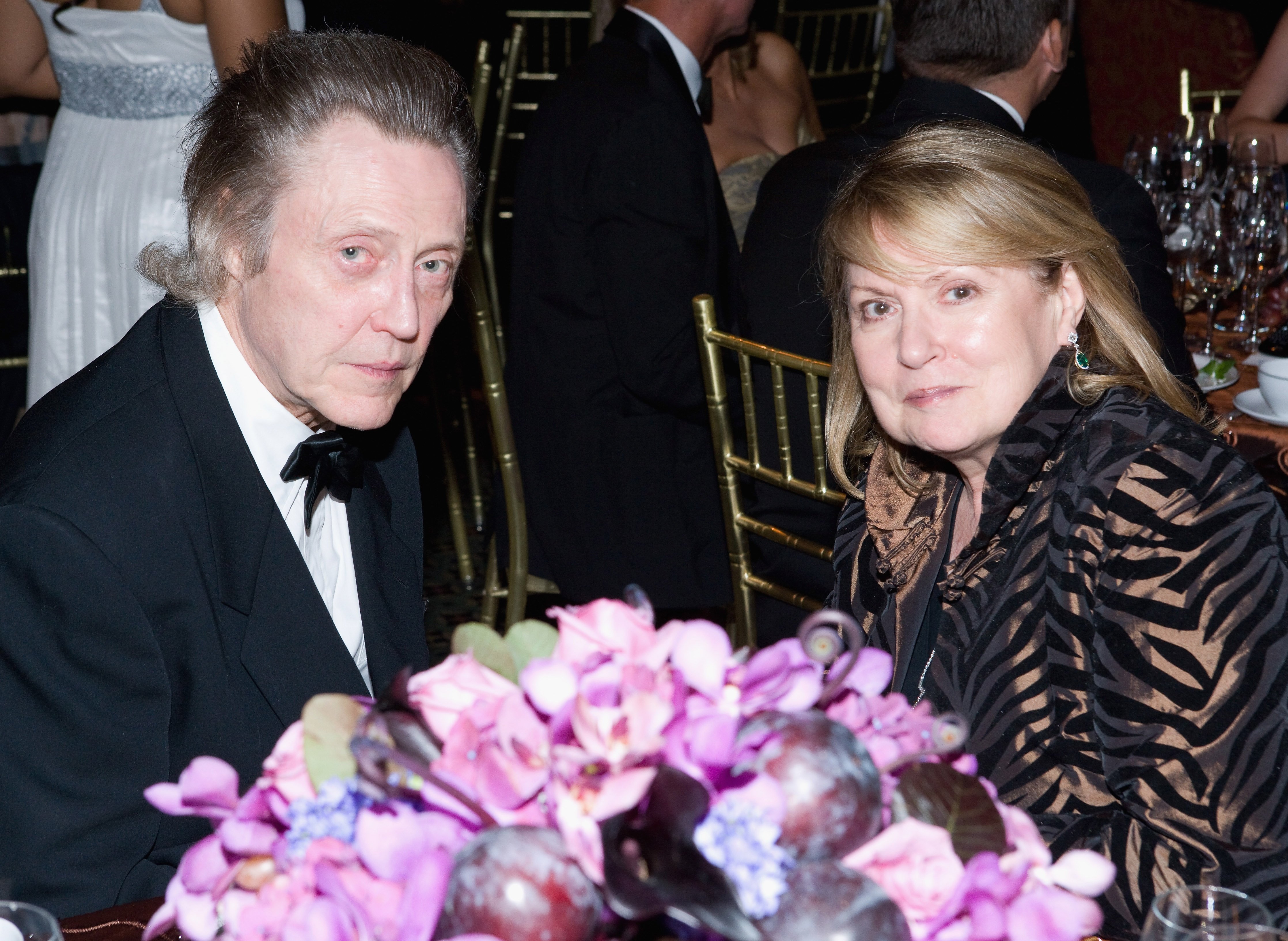 Christopher Walken and Georgianne at the 2008 Princess Grace Awards Gala on October 15, 2008 | Source: Getty Images
