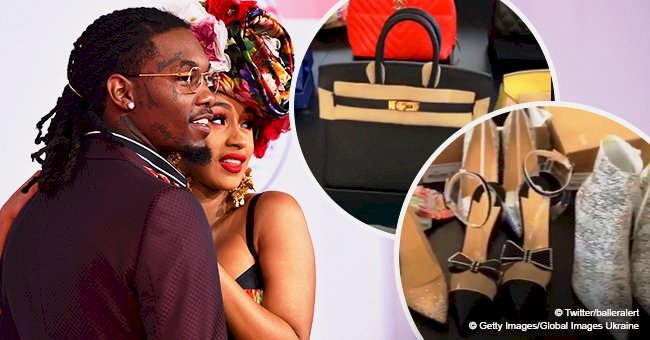 Cardi B flaunts expensive gifts from Offset, including shoes, purses & jewelry after their split