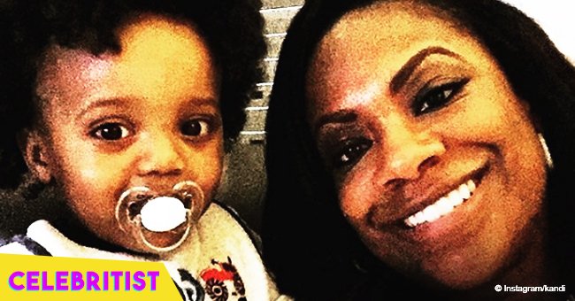 Kandi Burruss' 2-year-old son shows off his basketball skills in recent video by mom