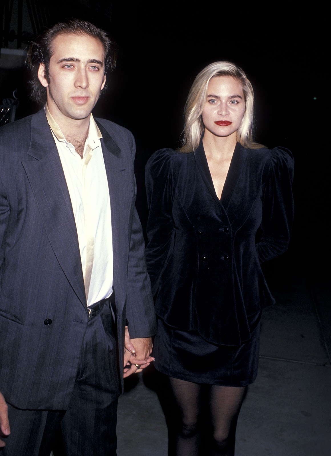 The actor and Christina Fulton in Los Angeles in 1988 | Source: Getty Images