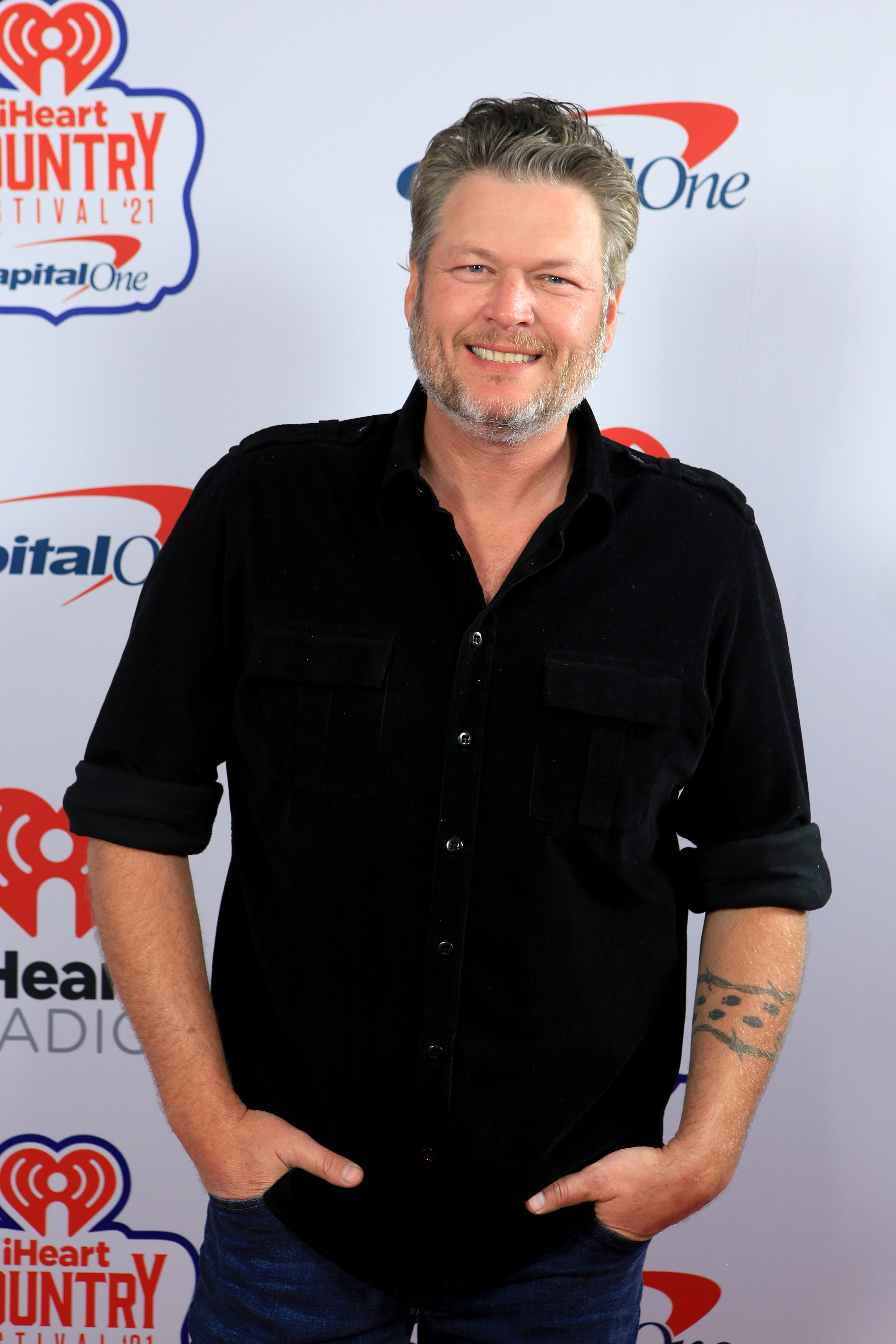 Blake Shelton poses backstage during the 2021 iHeartCountry Festival Presented By Capital One at The Frank Erwin Center on October 30, 2021, in Austin, Texas. | Source: Getty Images