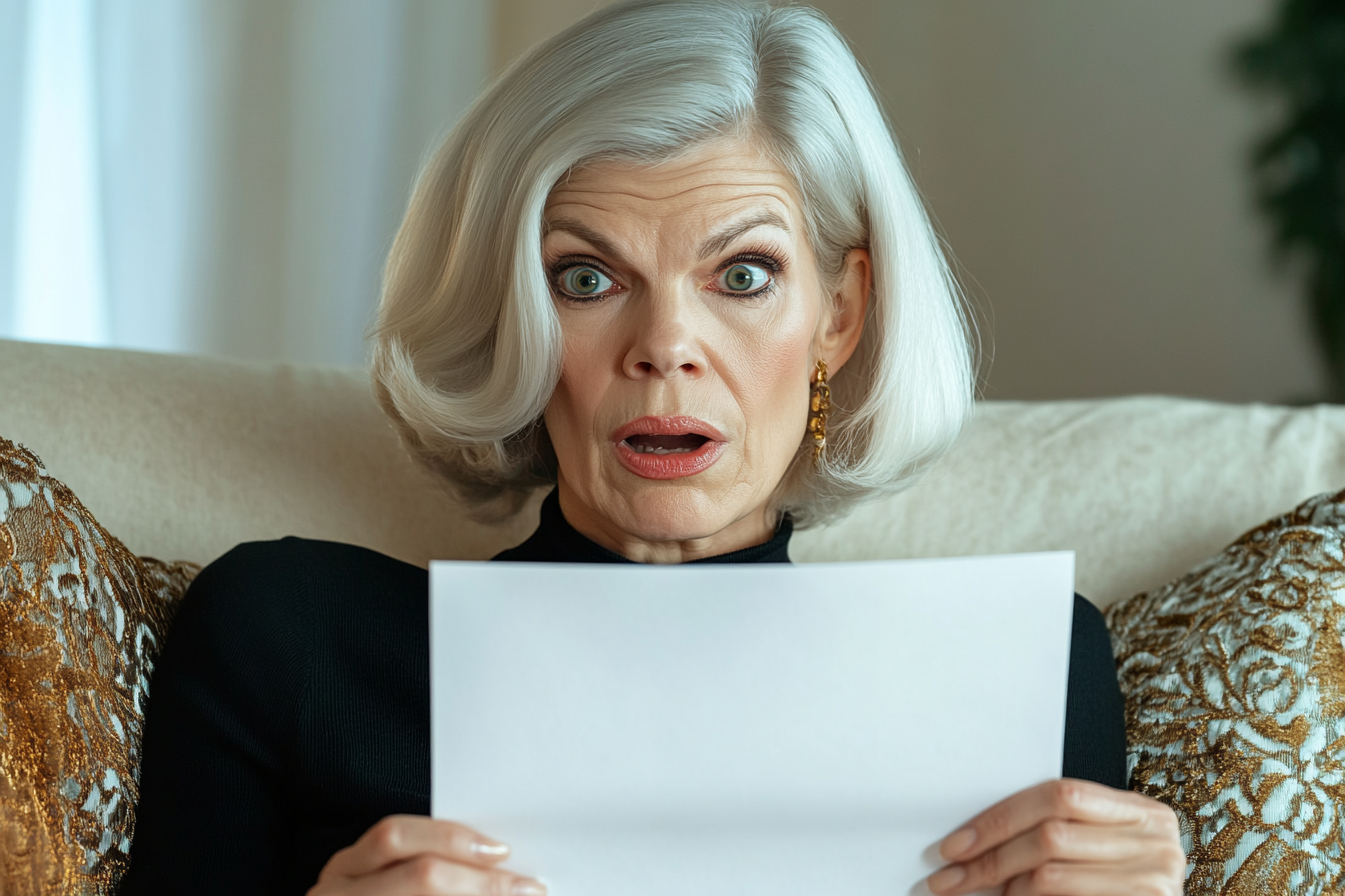 A woman looking at DNA test results | Source: Midjourney