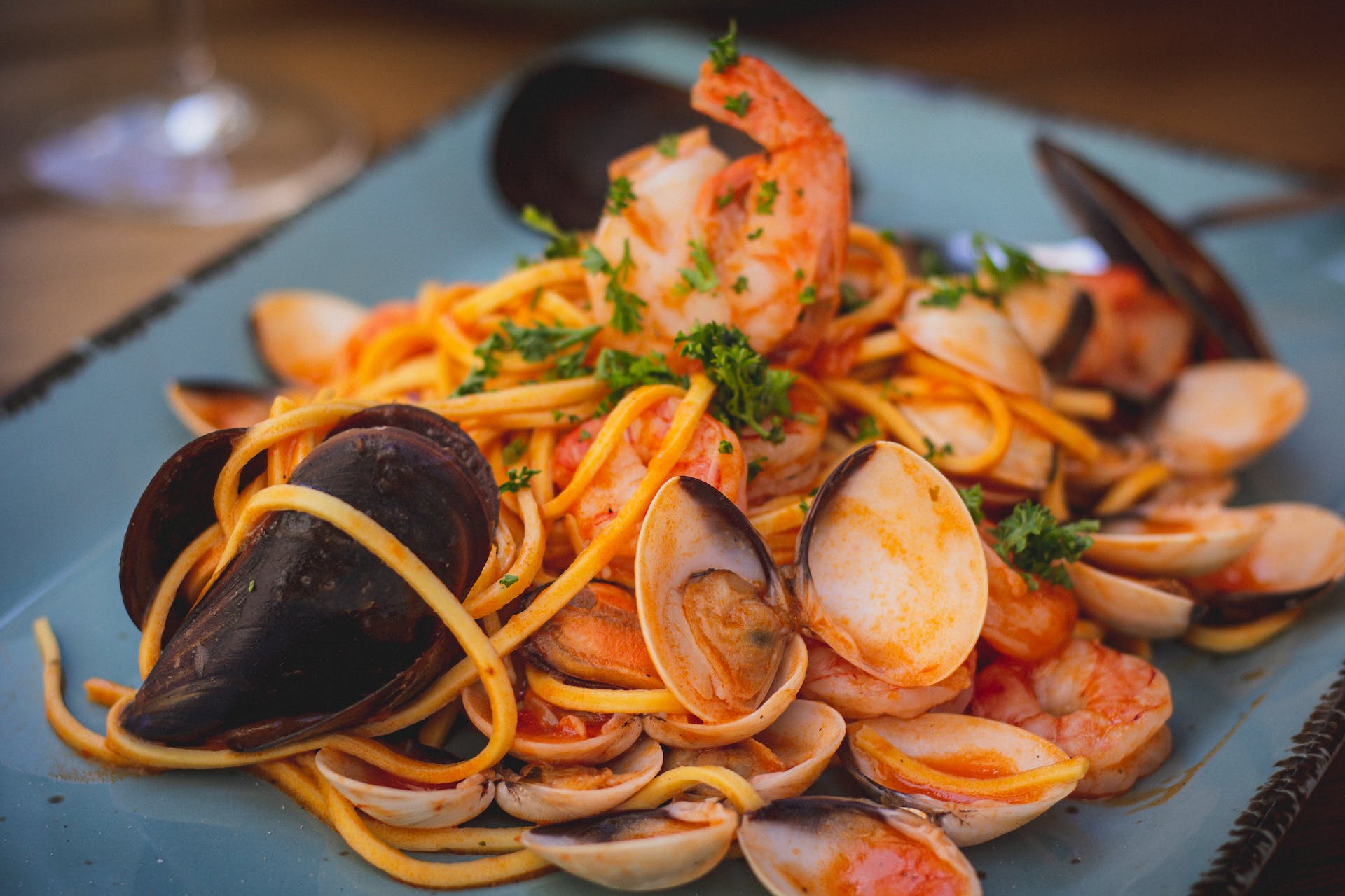 Spaghetti with shellfish | Source: Pexels