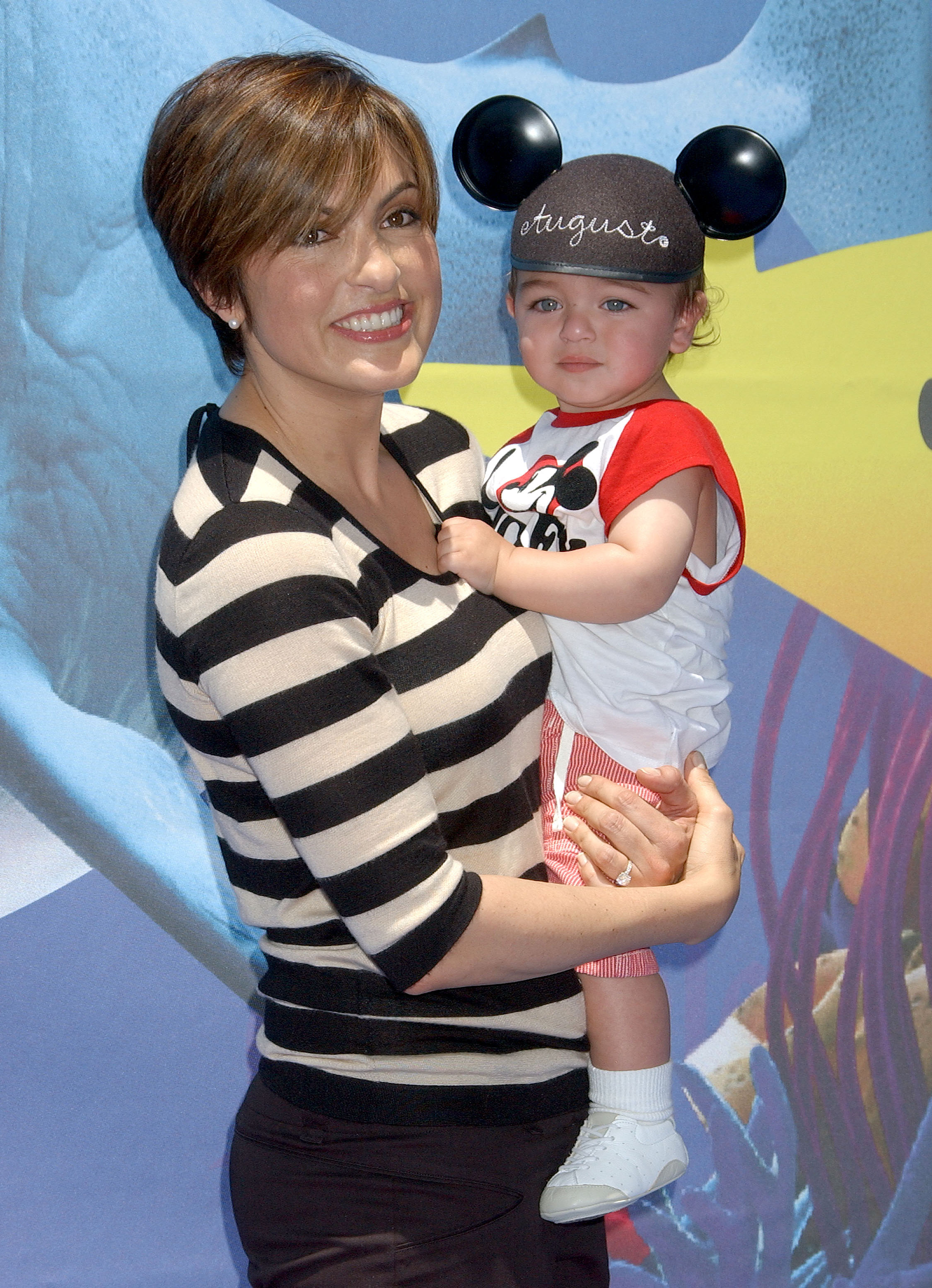 Mariska Hargitay and August Hermann at the "Finding Nemo" Submarine Voyage Opening in 2007 | Source: Getty Images