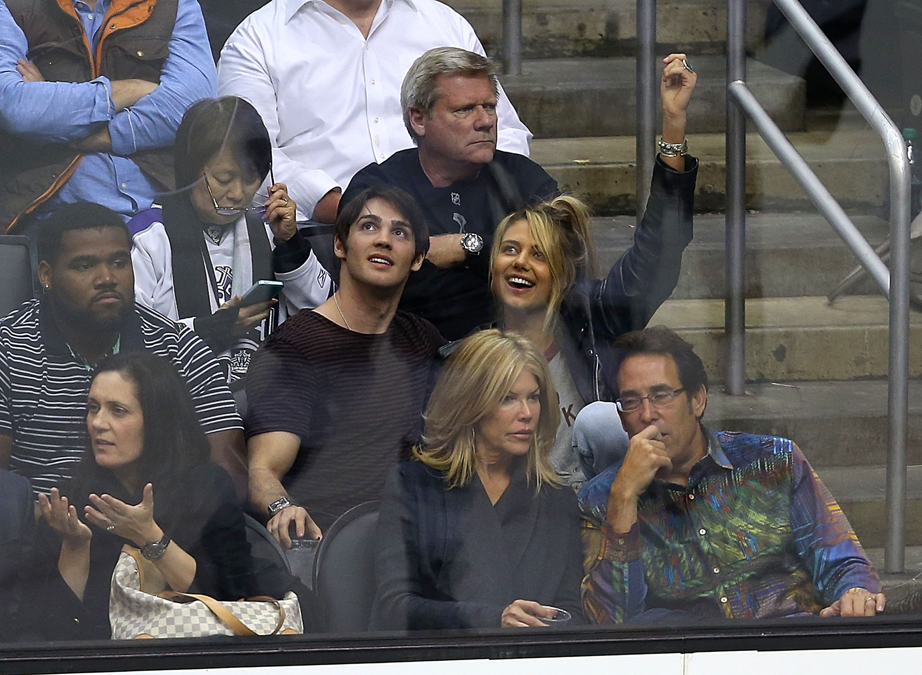 Steven R. McQueen attends the 2014 NHL Stanley Cup Playoffs on April 24, 2014, in Los Angeles, California. | Source: Getty Images