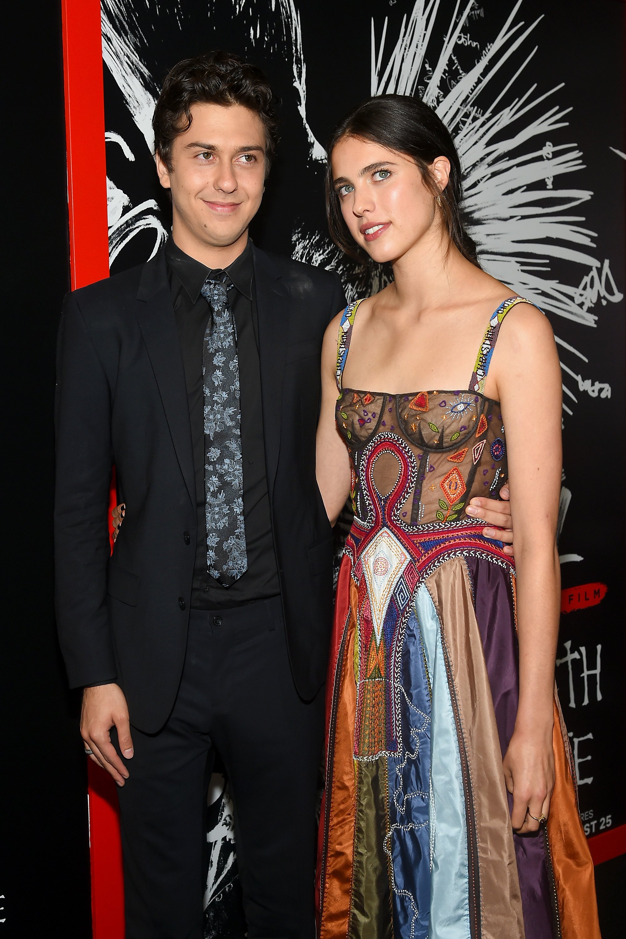 Margaret Qualley and Nat Wolff at the New York premiere of "Death Note" on August 17, 2017 | Source: Getty Images