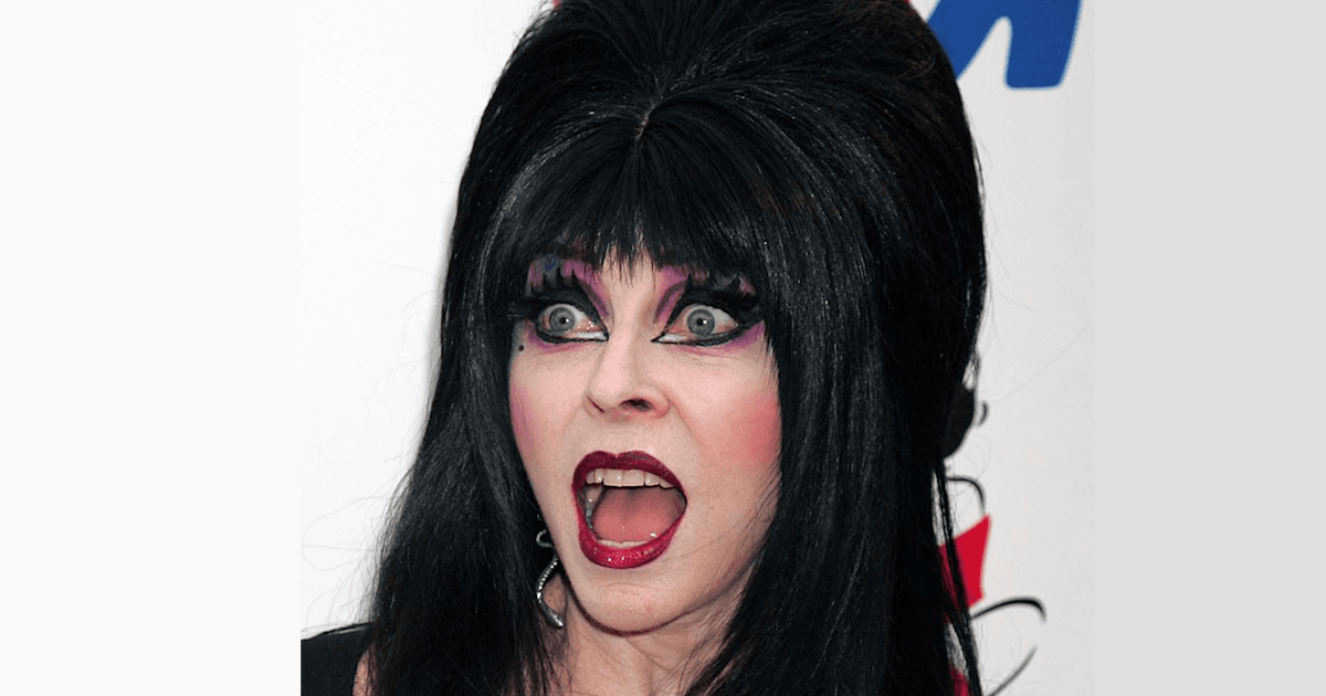 Cassandra Peterson as Elvira. I Image: Getty Images.