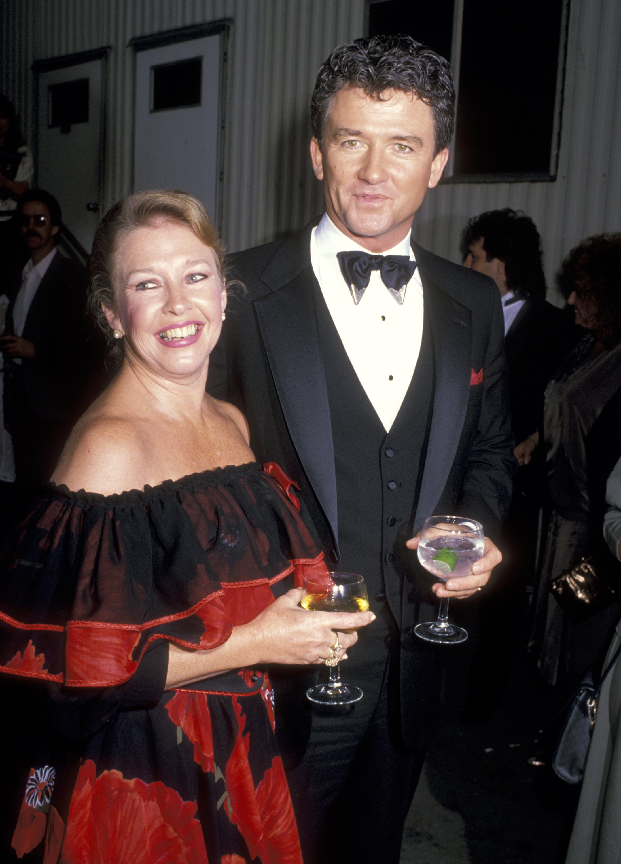 Actor Patrick Duffy and his wife dancer Carlyn Rosser attend the 24th Annual Academy of Country Music Awards at Walt Disney Studios on January 1, 1999 in Burbank, California | Source: Getty Images