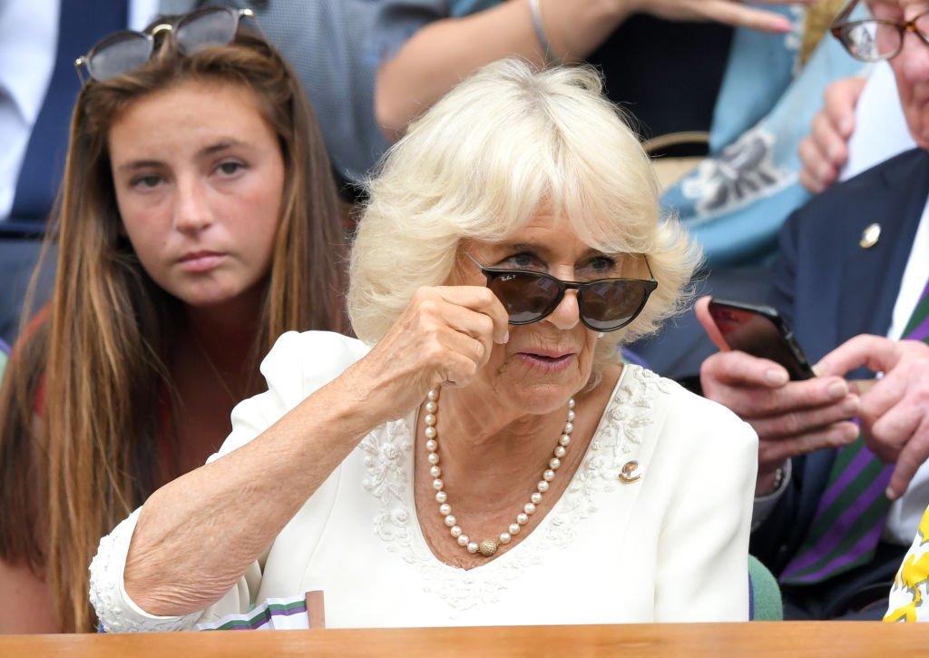 Camilla, Duchess of Cornwall attends day nine of the Wimbledon Tennis Championships at All England Lawn Tennis and Croquet Club | Photo: Getty Images