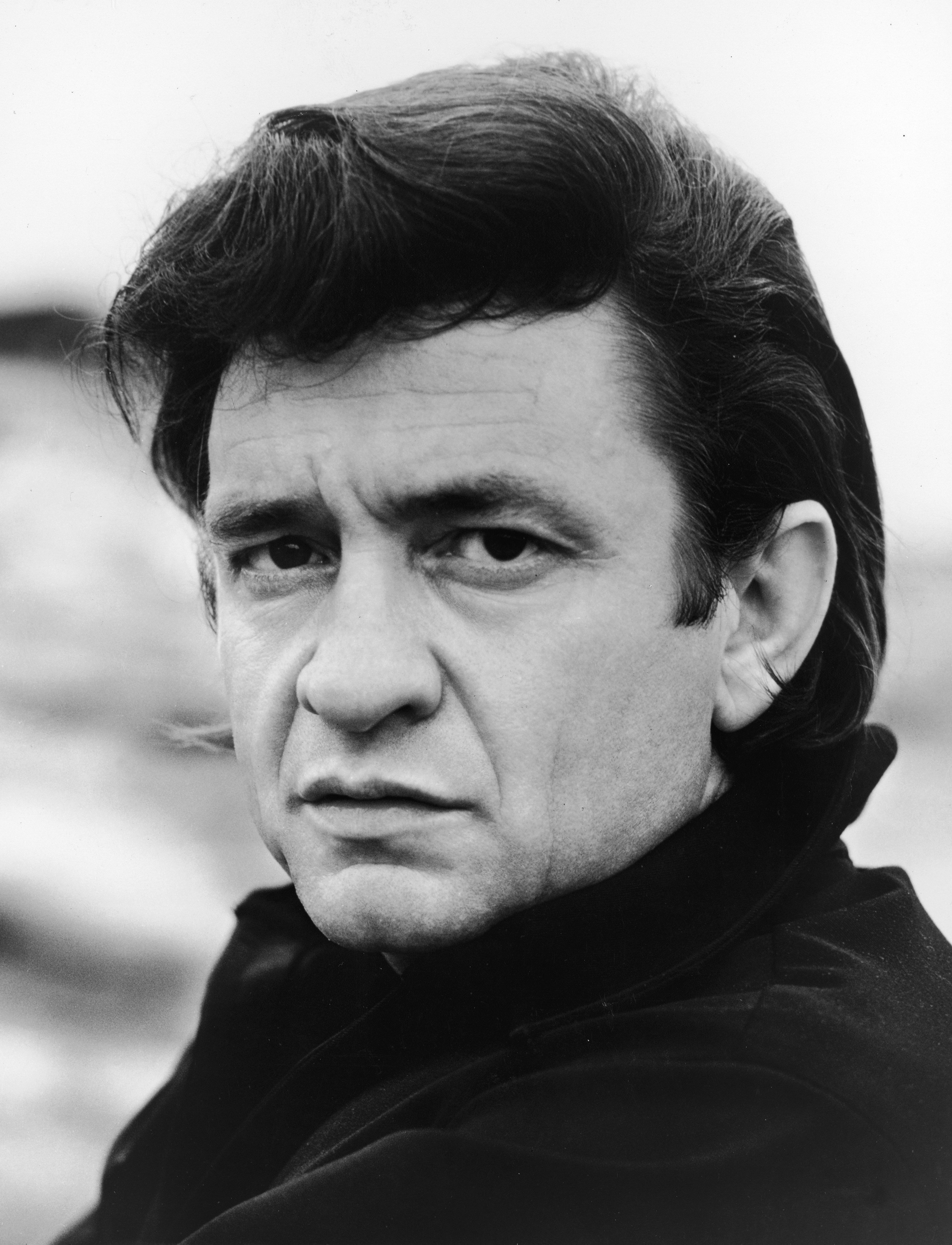 A headshot portrait of the late Johnny Cash | Photo: Getty Images