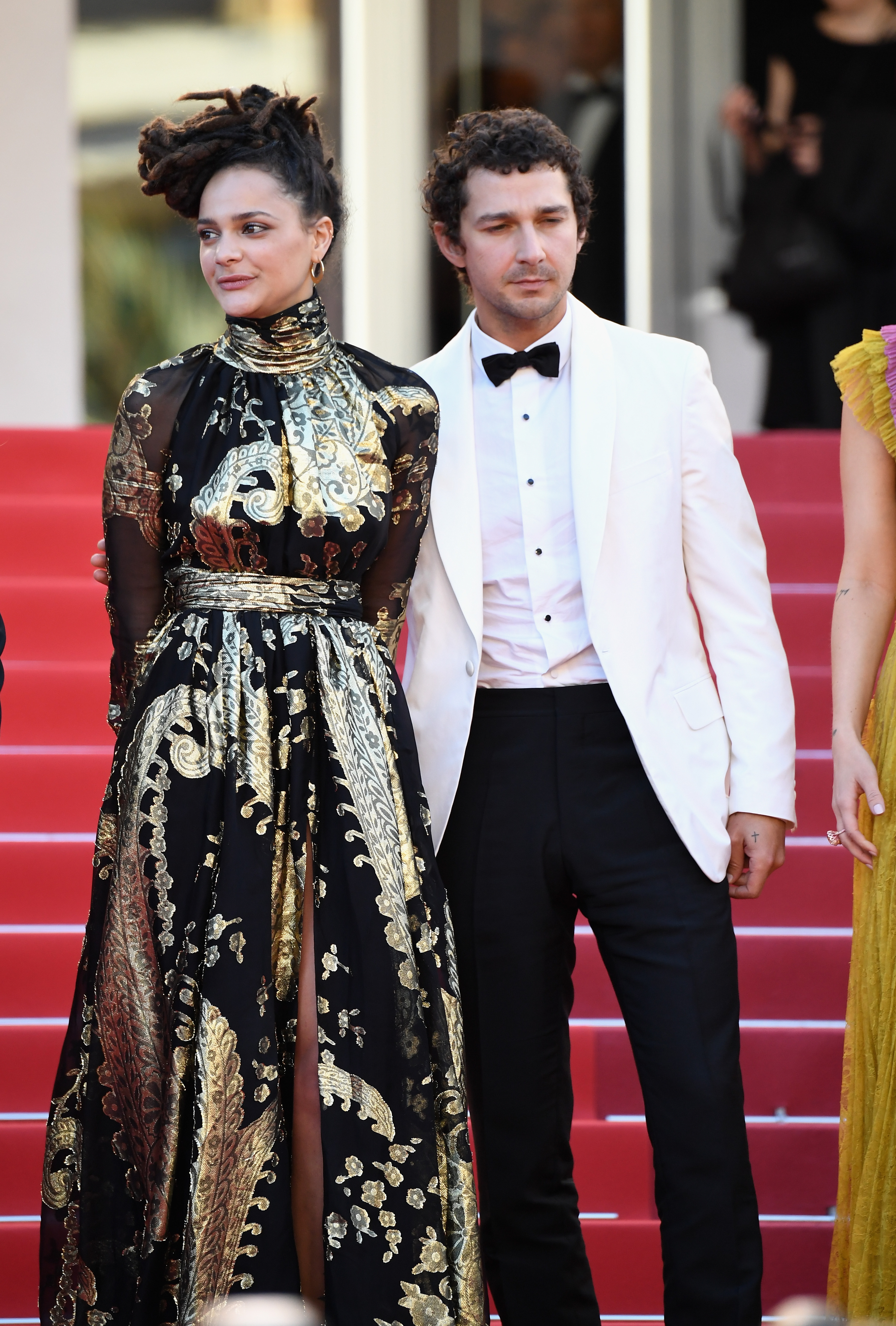 Sasha Lane and Shia LaBeouf attend the "American Honey" premiere during the 69th annual Cannes Film Festival at the Palais des Festivals, on May 15, 2016, in Cannes, France. | Source: Getty Images