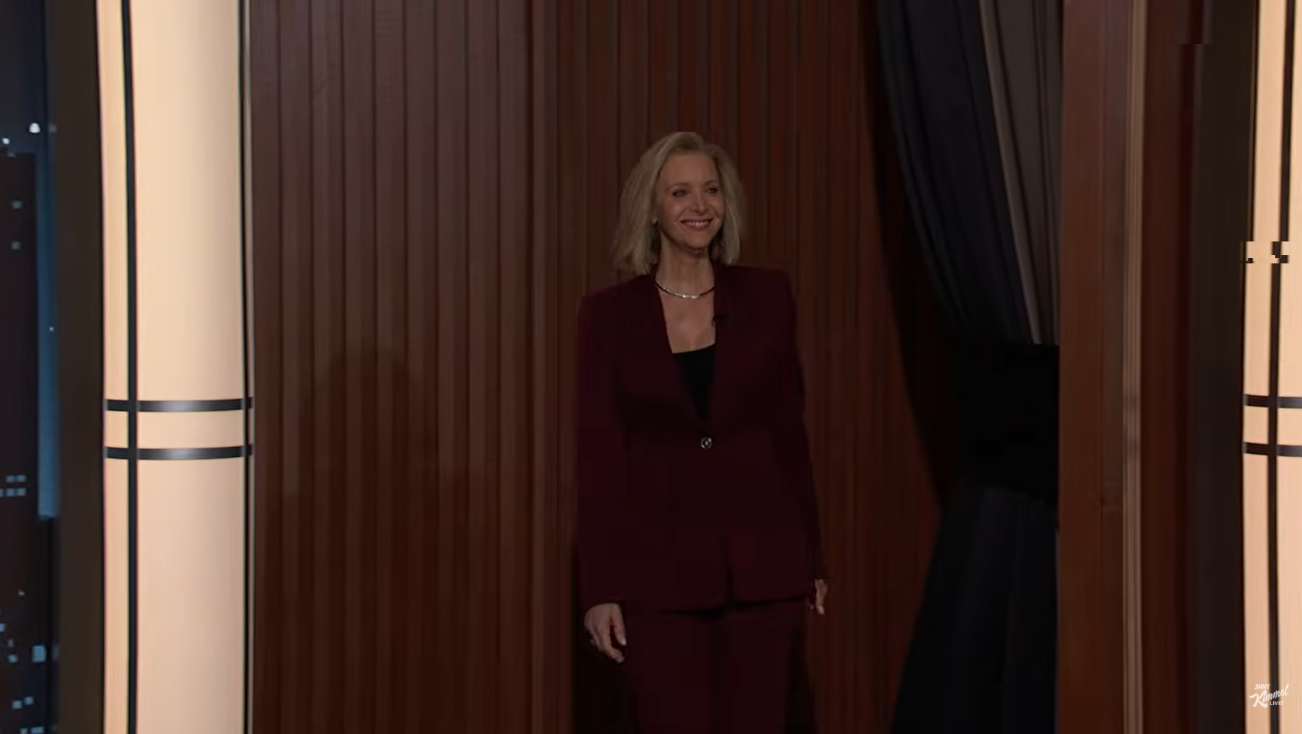 Lisa Kudrow on "Jimmy Kimmel Live" on March 19, 2026. | Source: Getty Images