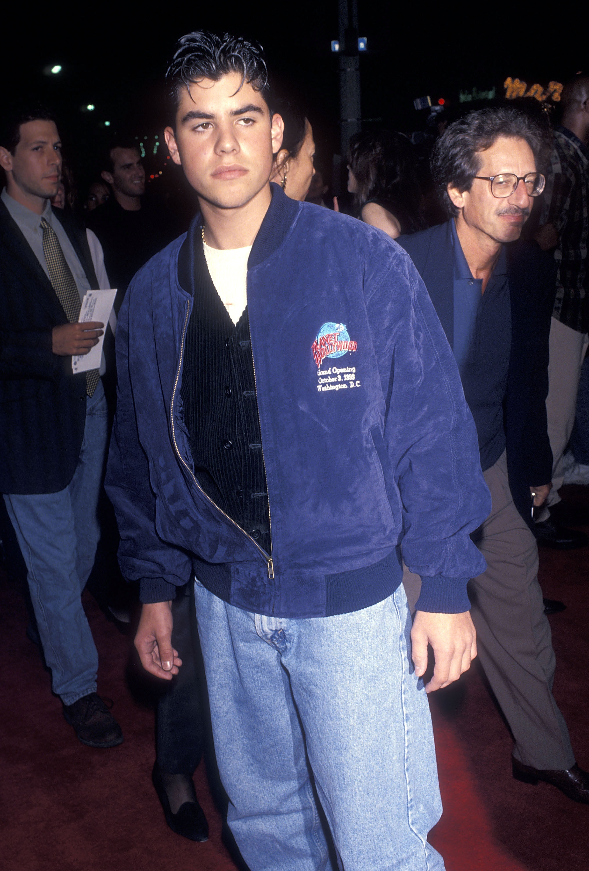 Sage Stallone at the "Demolition Man" premiere in Westwood, California on October 7, 1993 | Source: Getty Images