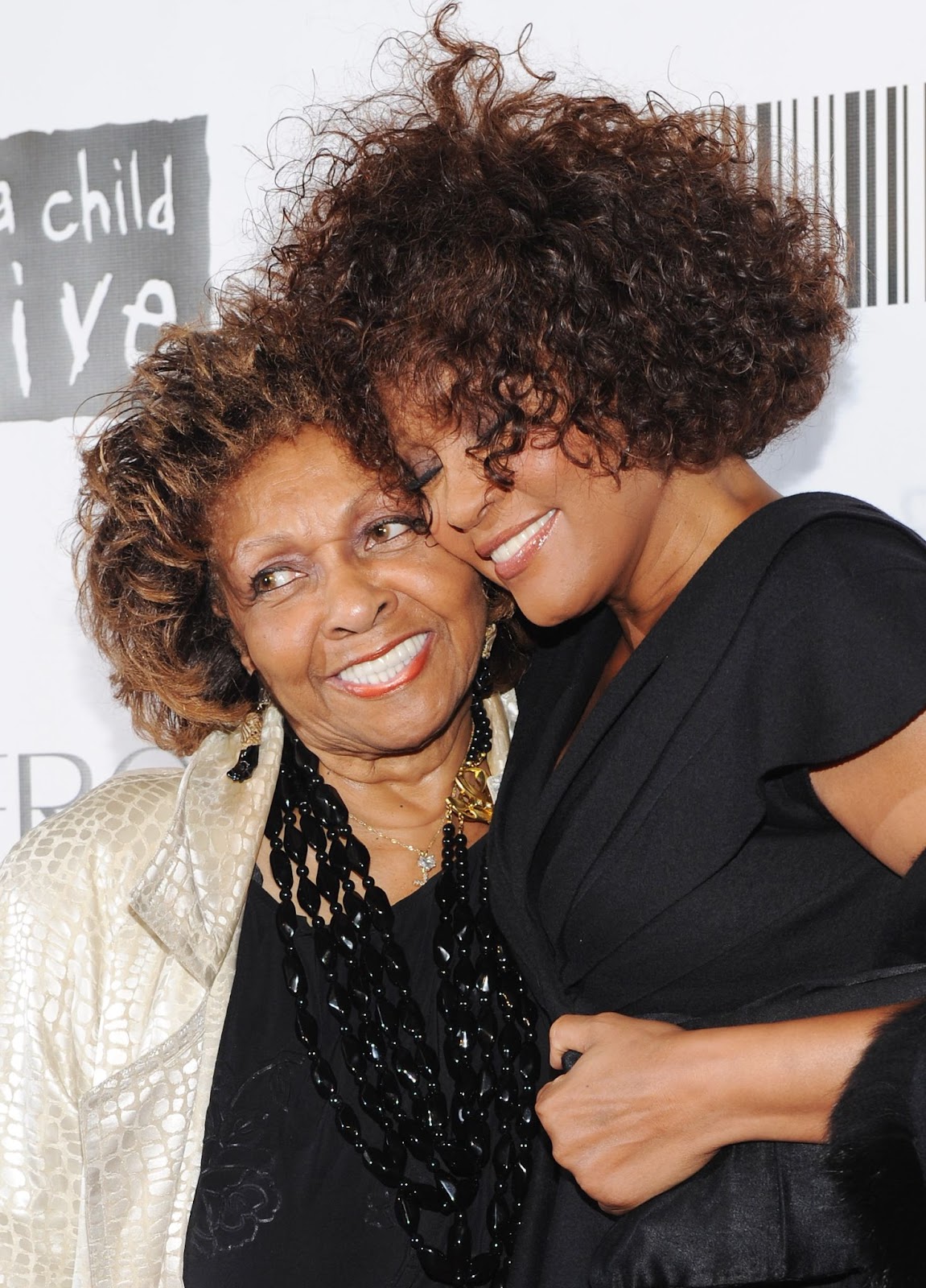 Cissy and Whitney Houston at the 2010 Keep a Child Alive's Black Ball on September 30, 2010, in New York. | Source: Getty Images