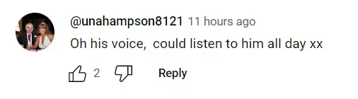 A fan's reaction to Johnny Depp's new Christian Dior commercial as the face of Sauvage on September 7, 2023 | Source: YouTube/Christian Dior