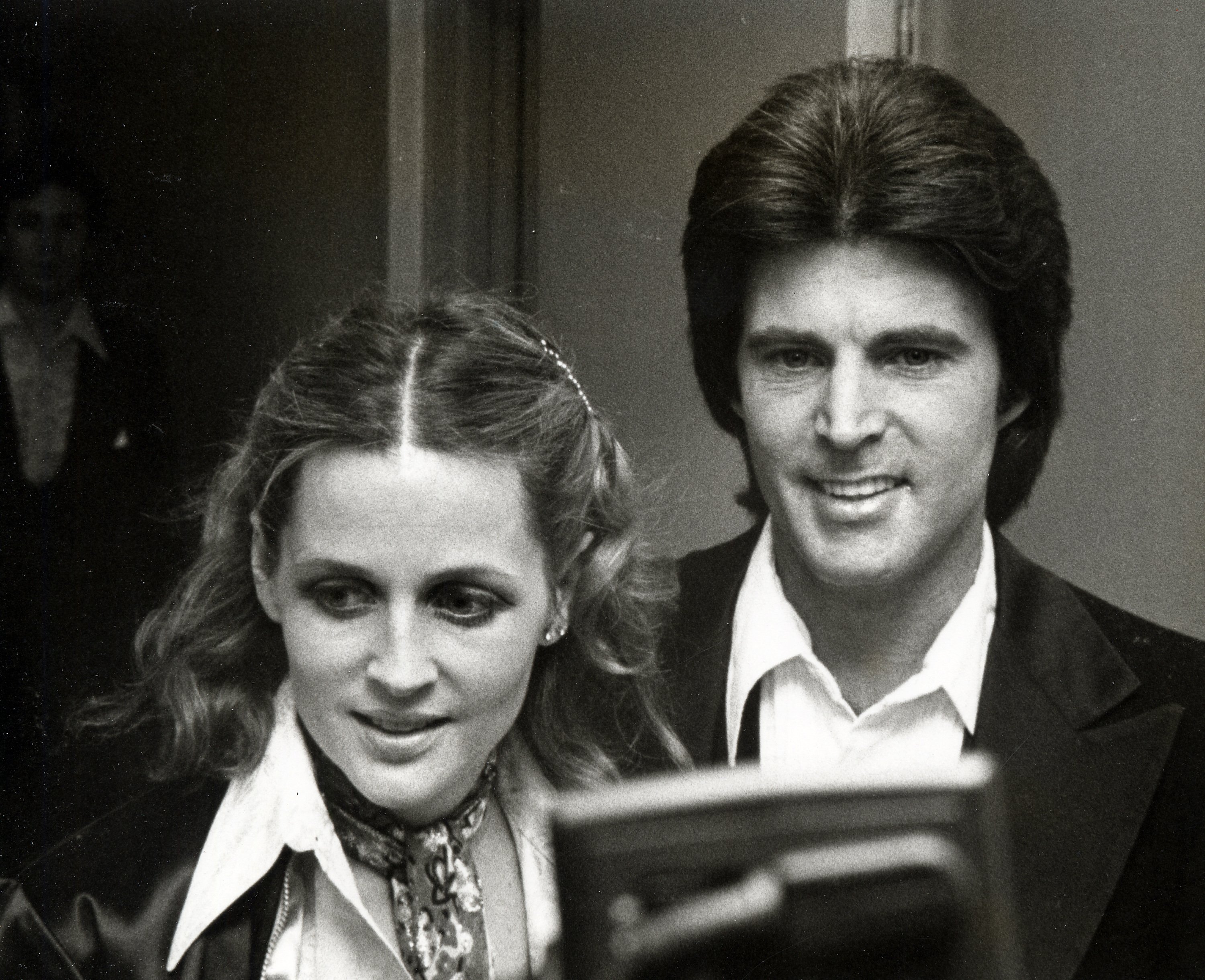 Ricky Nelson and wife Kristin Harmon attend the Fifth Annual American Music Awards on January 16, 1978 in Santa Monica, California. | Photo: Getty Images