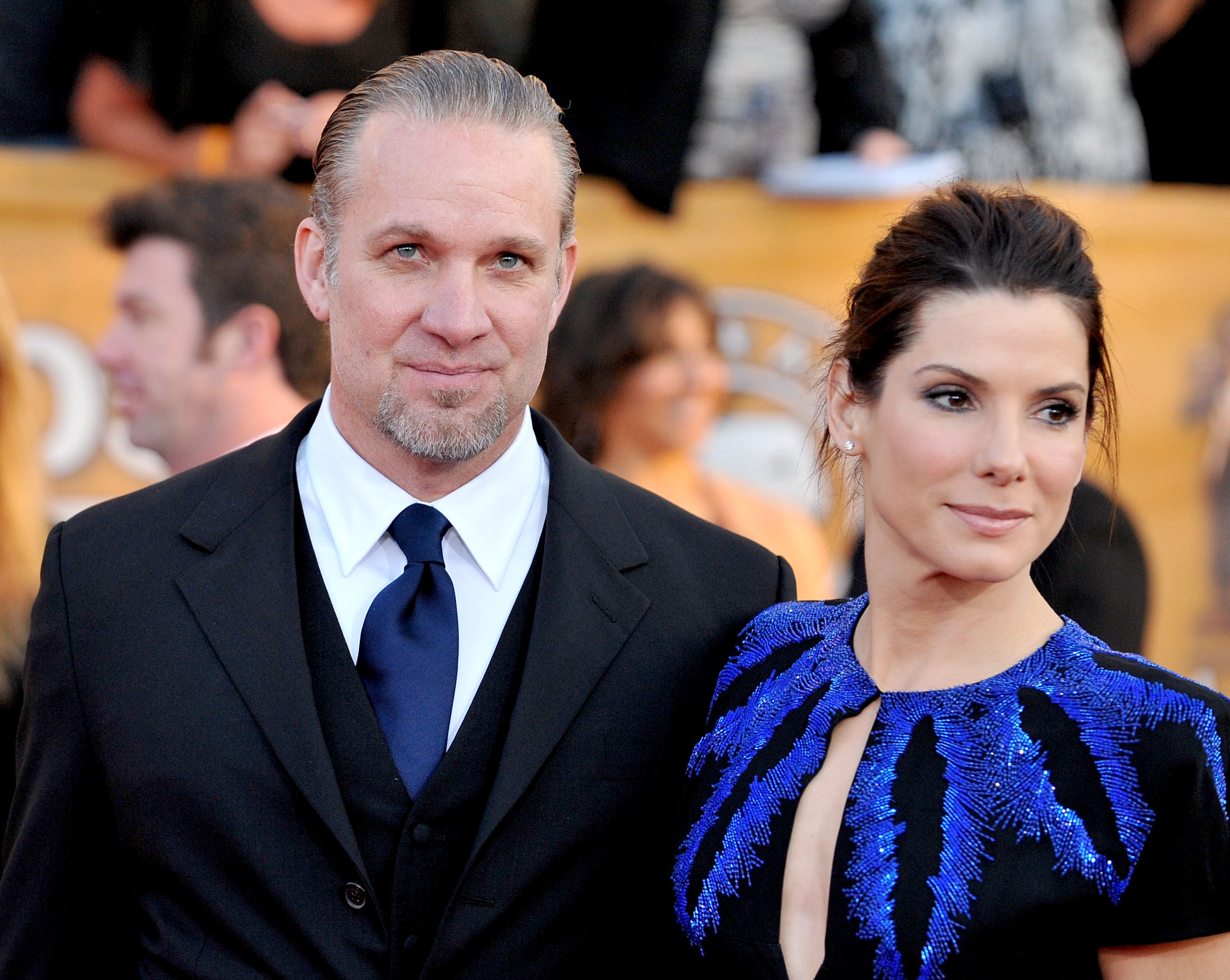 Jesse James and Sandra Bullock arrive at the 16th Annual Screen Actors Guild Awards on January 23, 2010, in Los Angeles. | Source: Getty Images