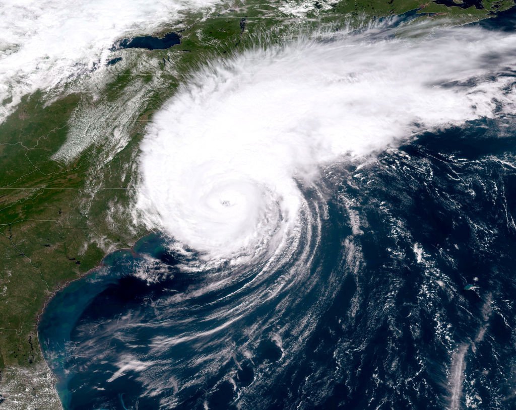 East satellite handout image of Hurricane Dorian. | Source: Getty Images