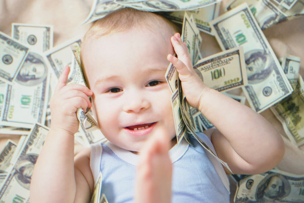 Lächelndes Baby. | Quelle: Shutterstock