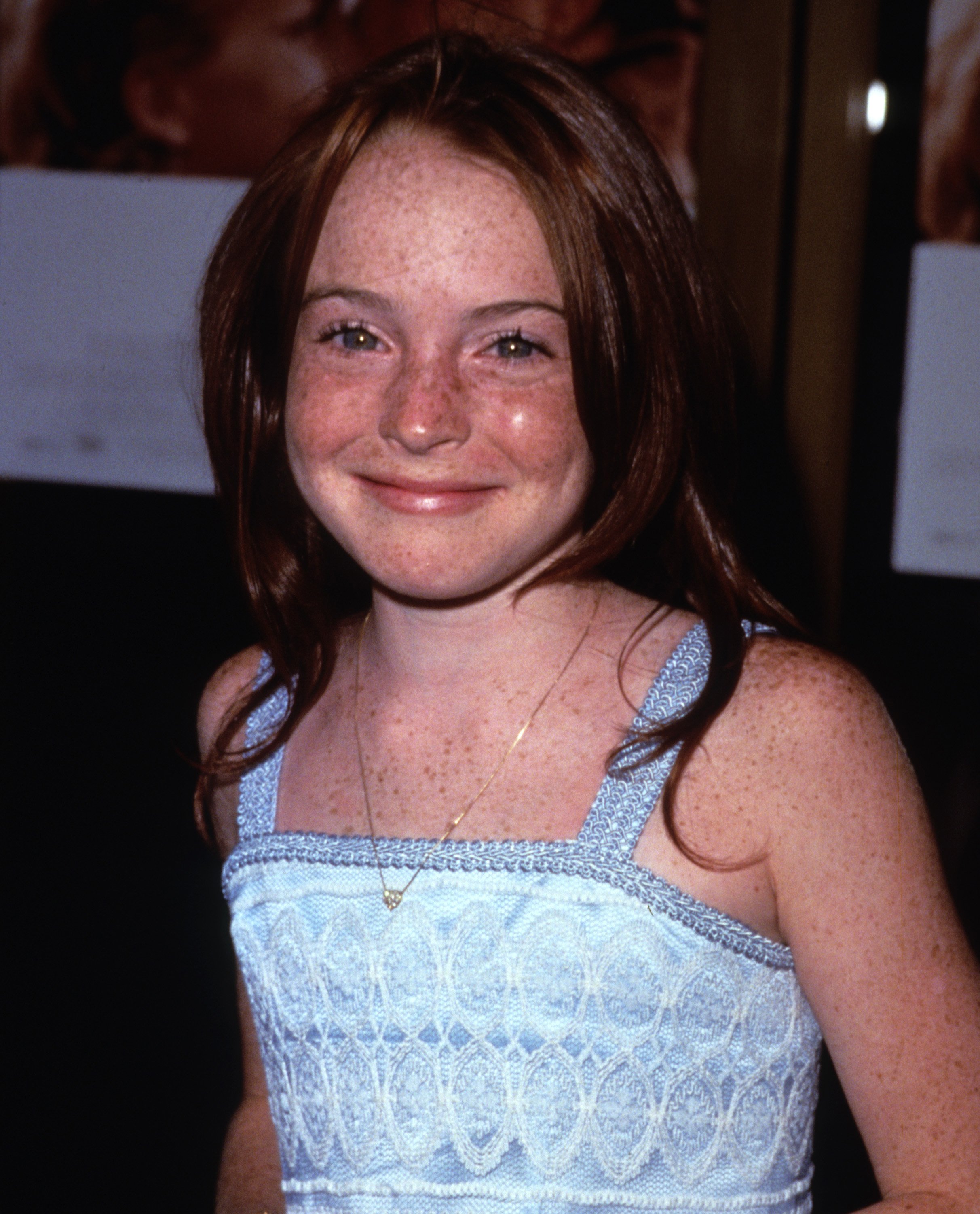 Lindsay Lohan at "The Parent Trap" Los Angeles premiere on July 2, 1998 | Source: Getty Images