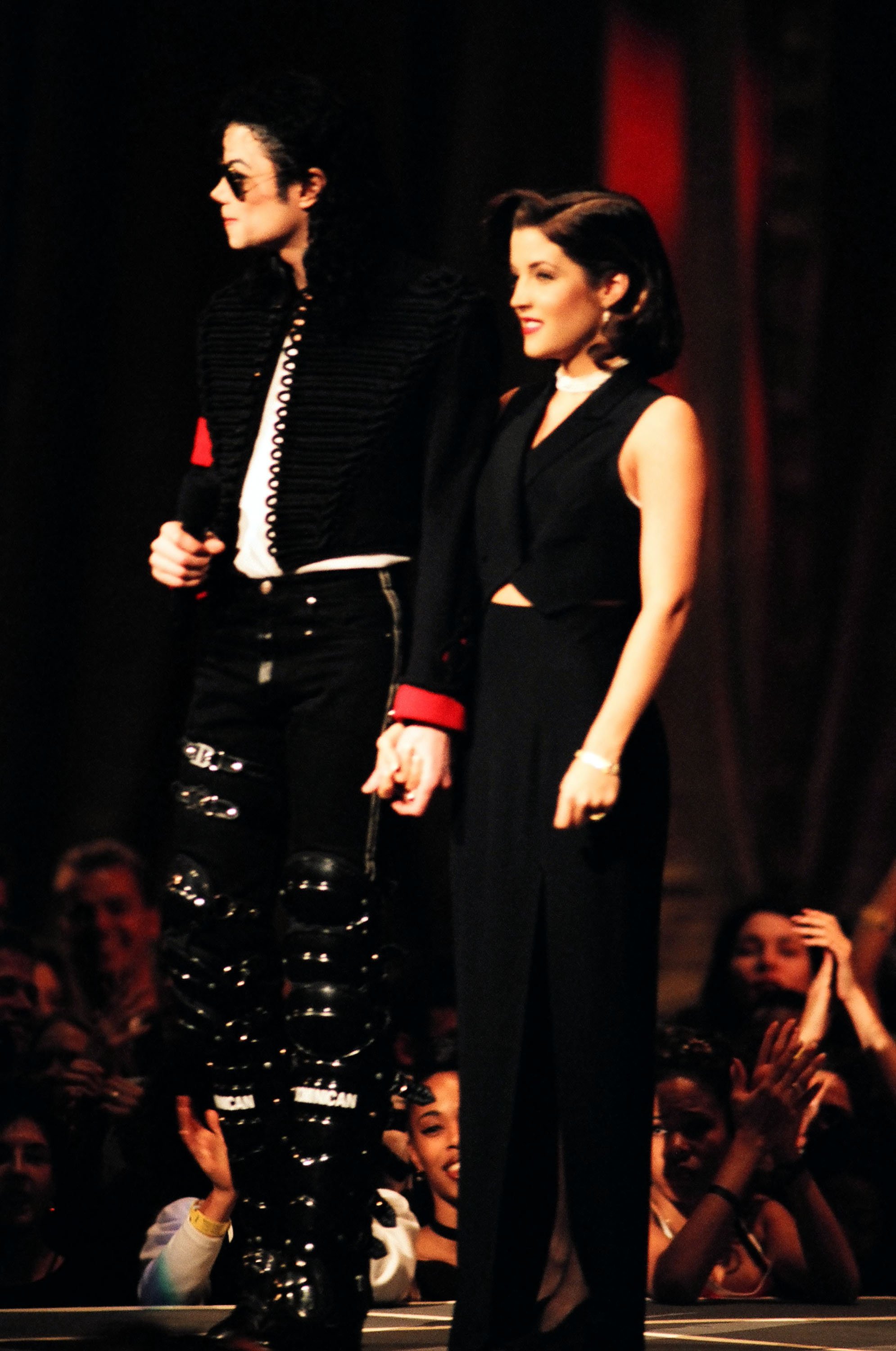 Michael Jackson and Lisa Marie Presley during 1994 MTV Video Music Awards at Radio City Music Hall in New York City, New York, United States. | Source: Getty Images