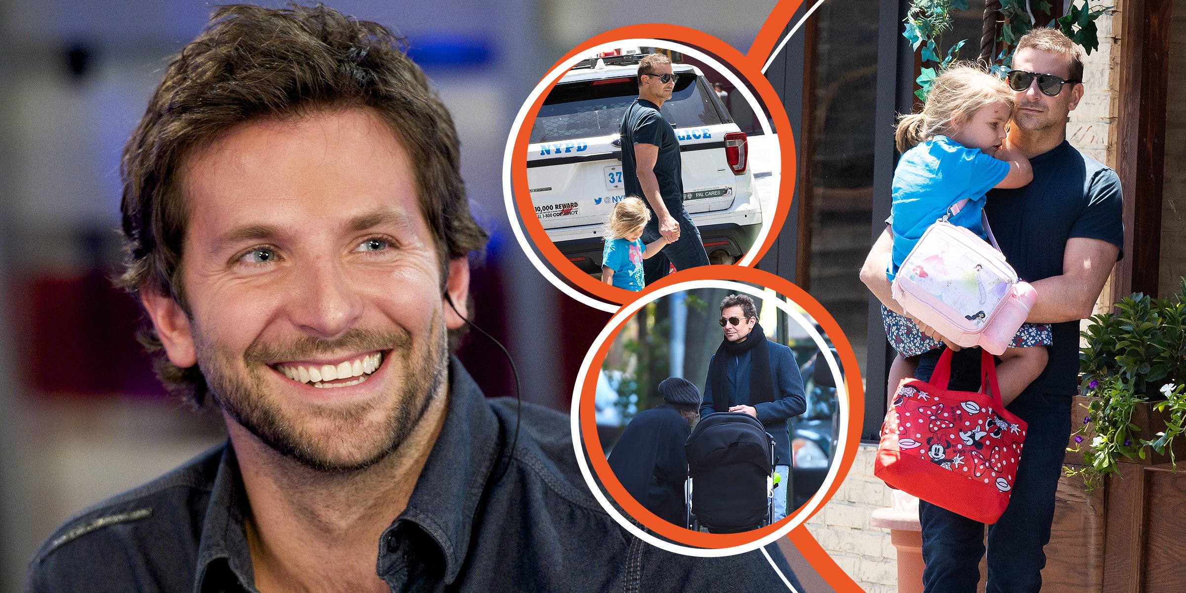 Bradley Cooper | Bradley Cooper and Lea | Bradley Cooper and Irina Shayk | Bradley Cooper and Lea | Source: Getty Images
