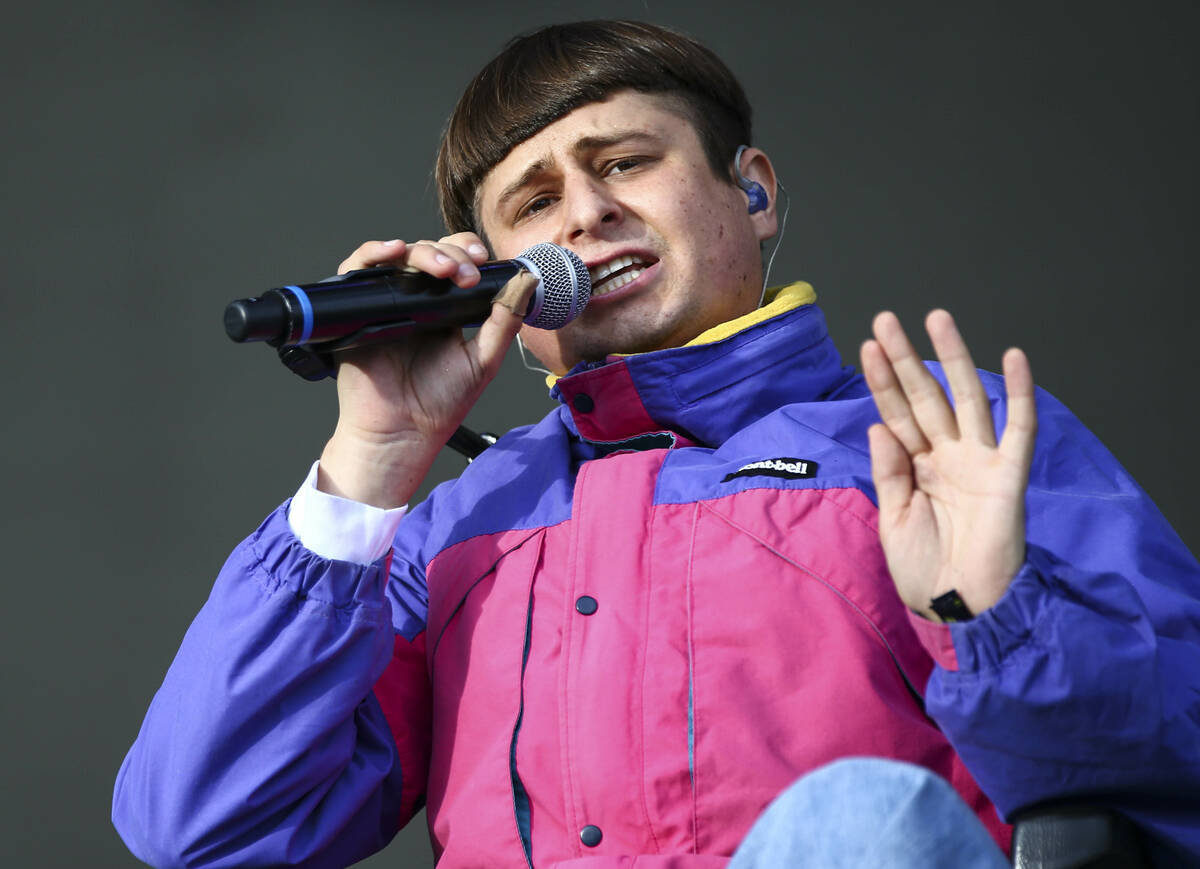 Oliver Tree performs at the Bacardi stage during day 3 of the Life is Beautiful festival in downtown Las Vegas on September 22, 2019 | Source: Getty Images
