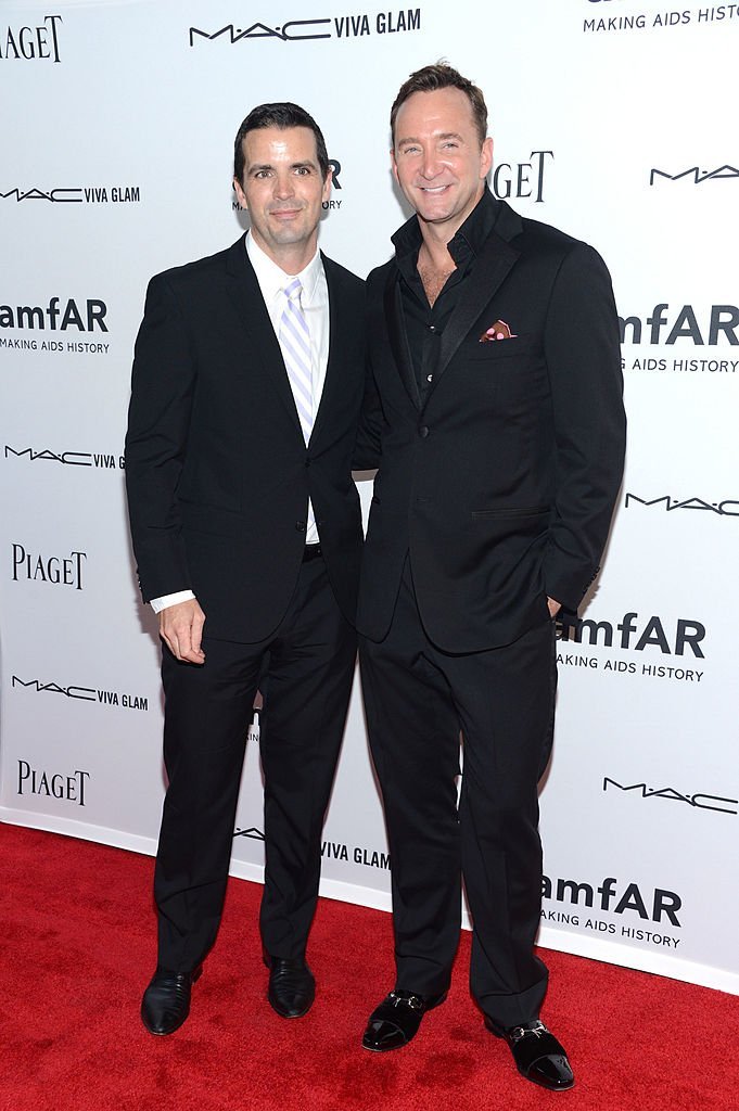 Damon Bayles and Clinton Kelly attend the 3rd annual amfAR Inspiration Gala. | Source: Getty Images