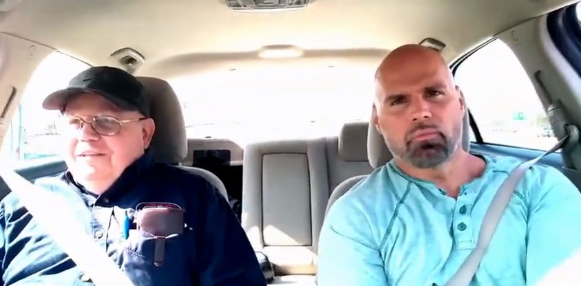 Kenneth Keene, US Army Veteran with Dementia and his son. | Photo: YouTube/ The Journey With ToughKenaMan.