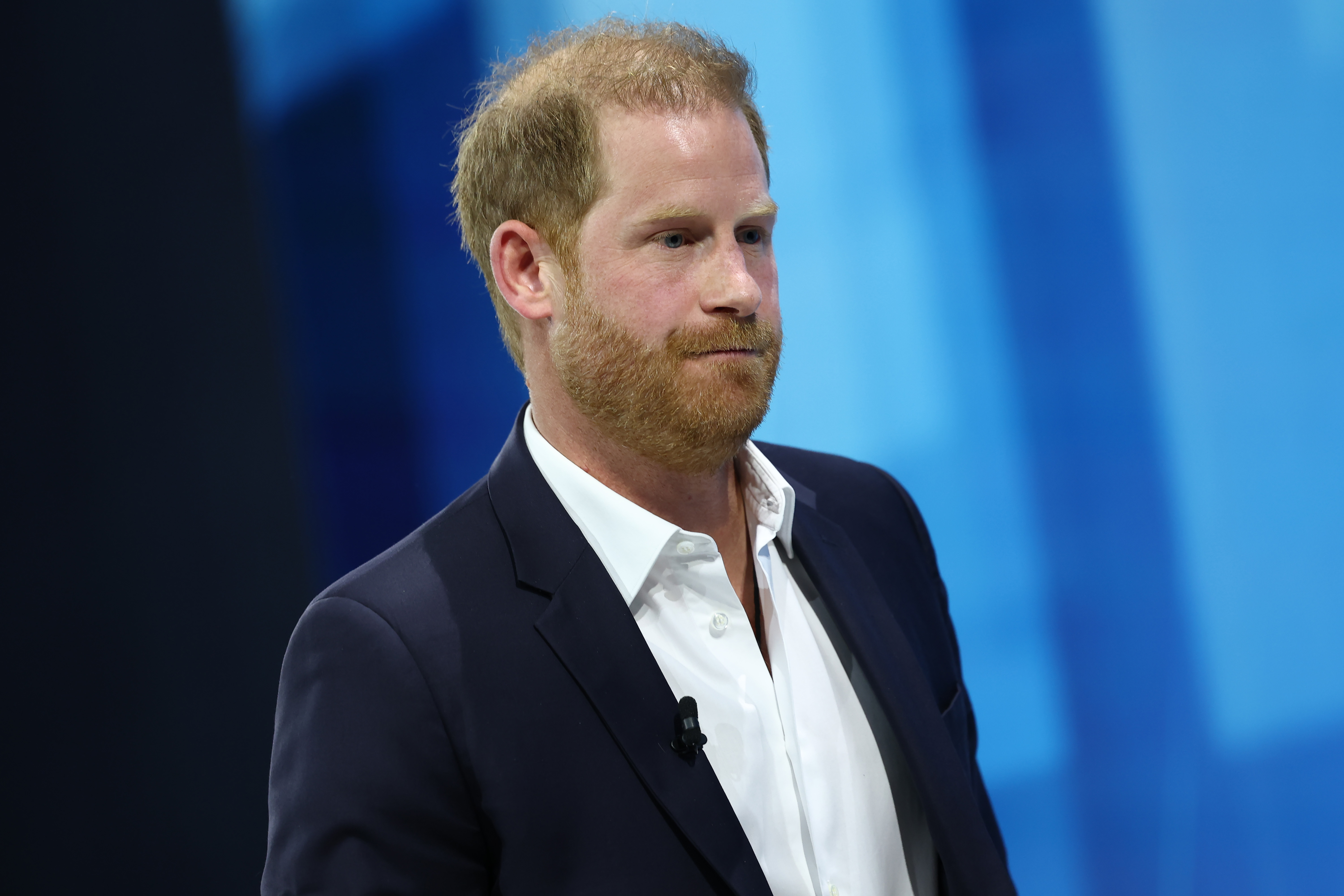Prince Harry at the New York Times annual DealBook summit in New York City on December 4, 2024. | Source: Getty Images