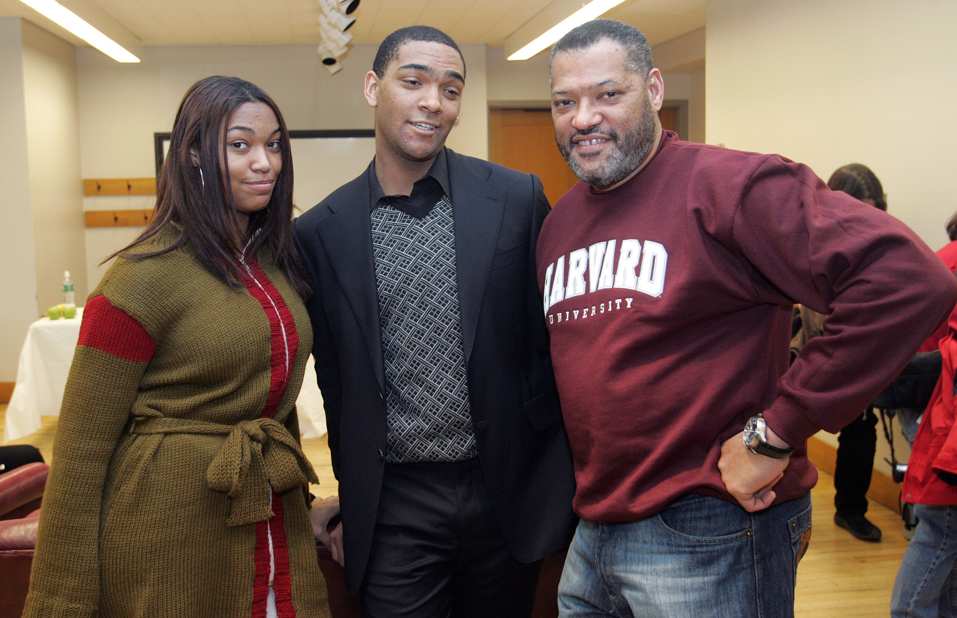  Laurence Fishburne with his son Langston Fishburne and daughter Montana Fishburne pose at the USA 22nd Annual Cultural Rhythms Festival in Cambridge | Source: Getty Images