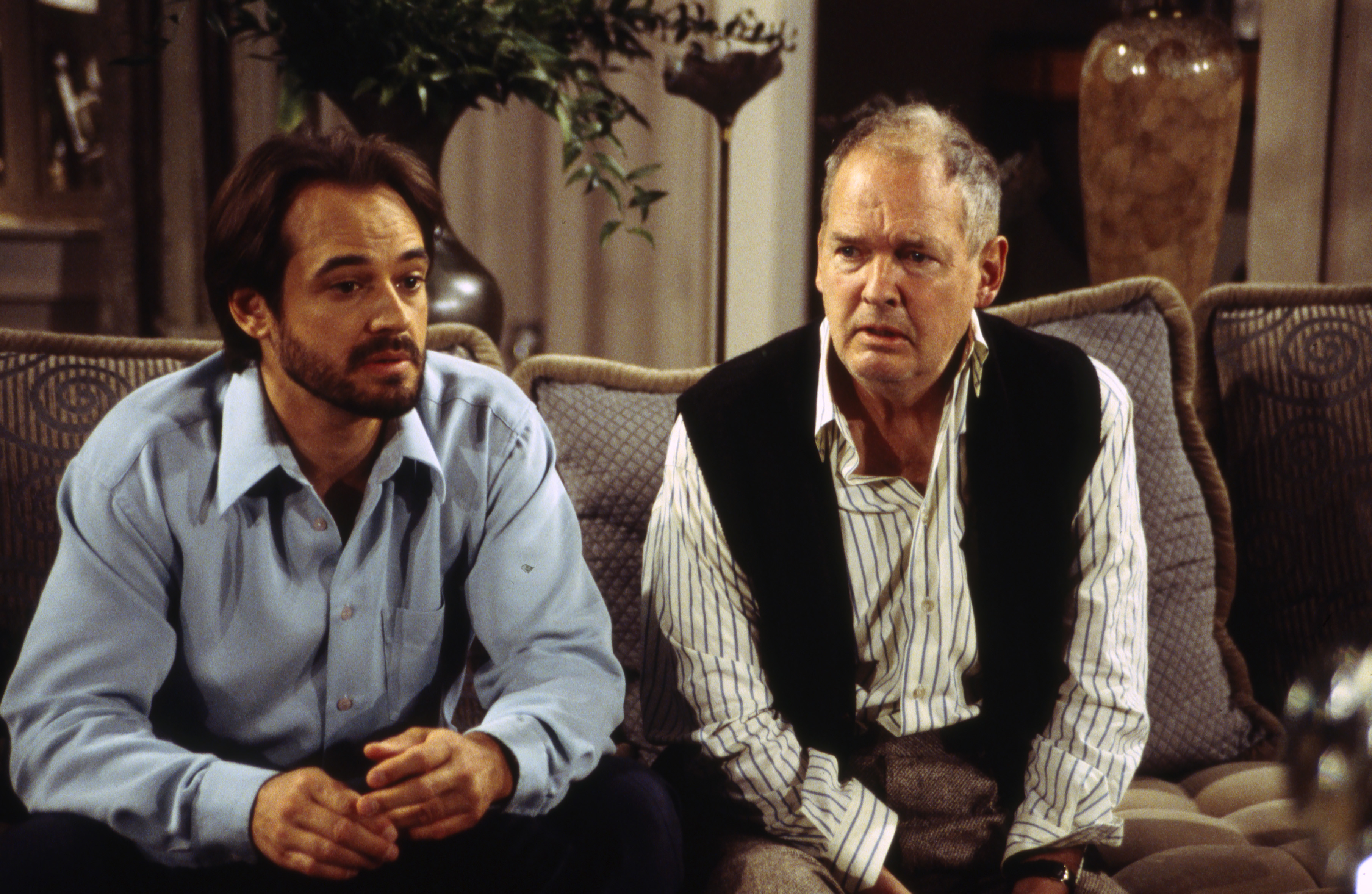 Jon Lindstrom and Nicholas Pryor on the TV show "Port Charles" | Source: Getty Images