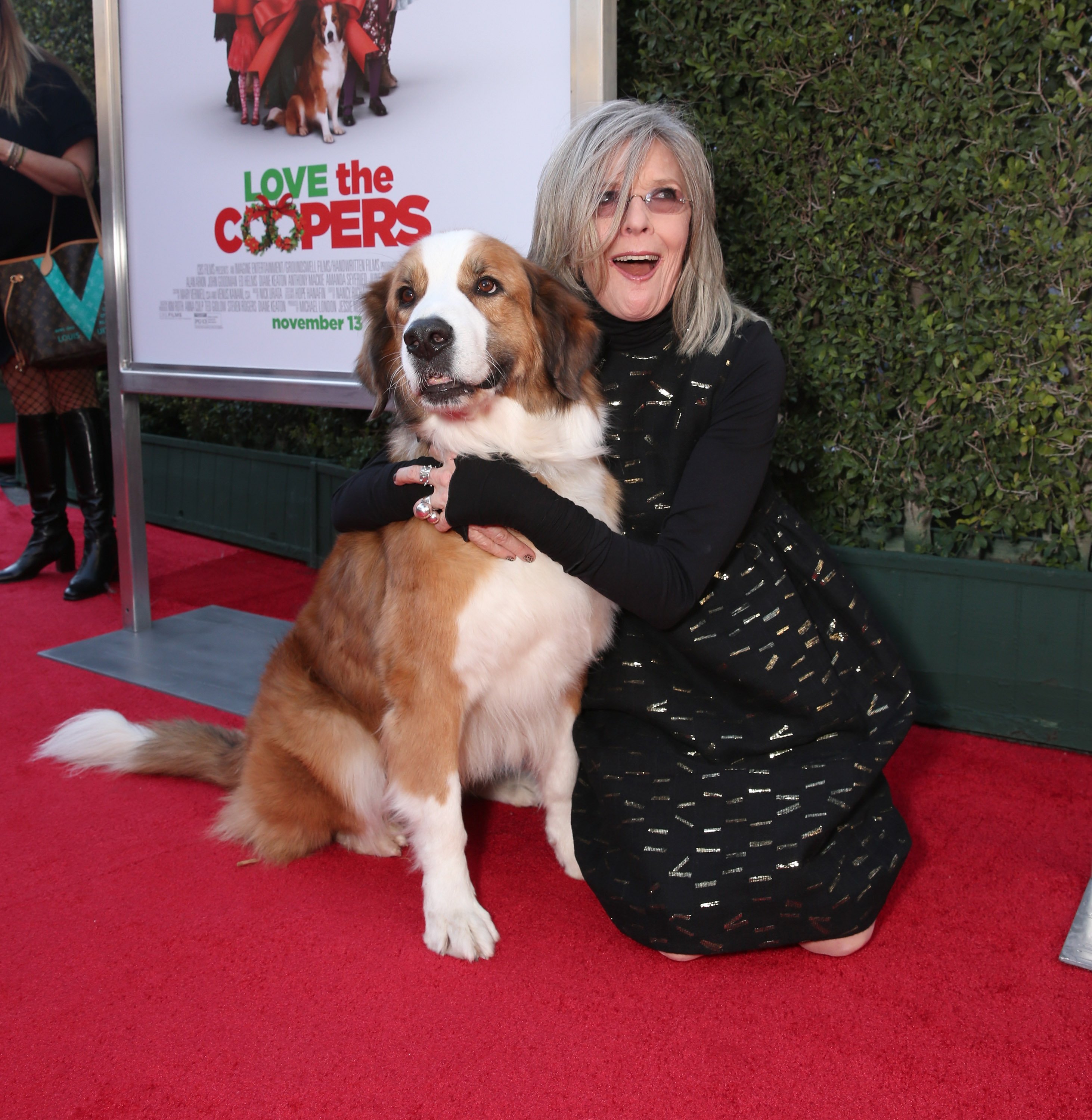 Diane Keaton attends the premiere of "Love the Coopers" in Los Angeles, California, on November 12, 2015 | Source: Getty Images