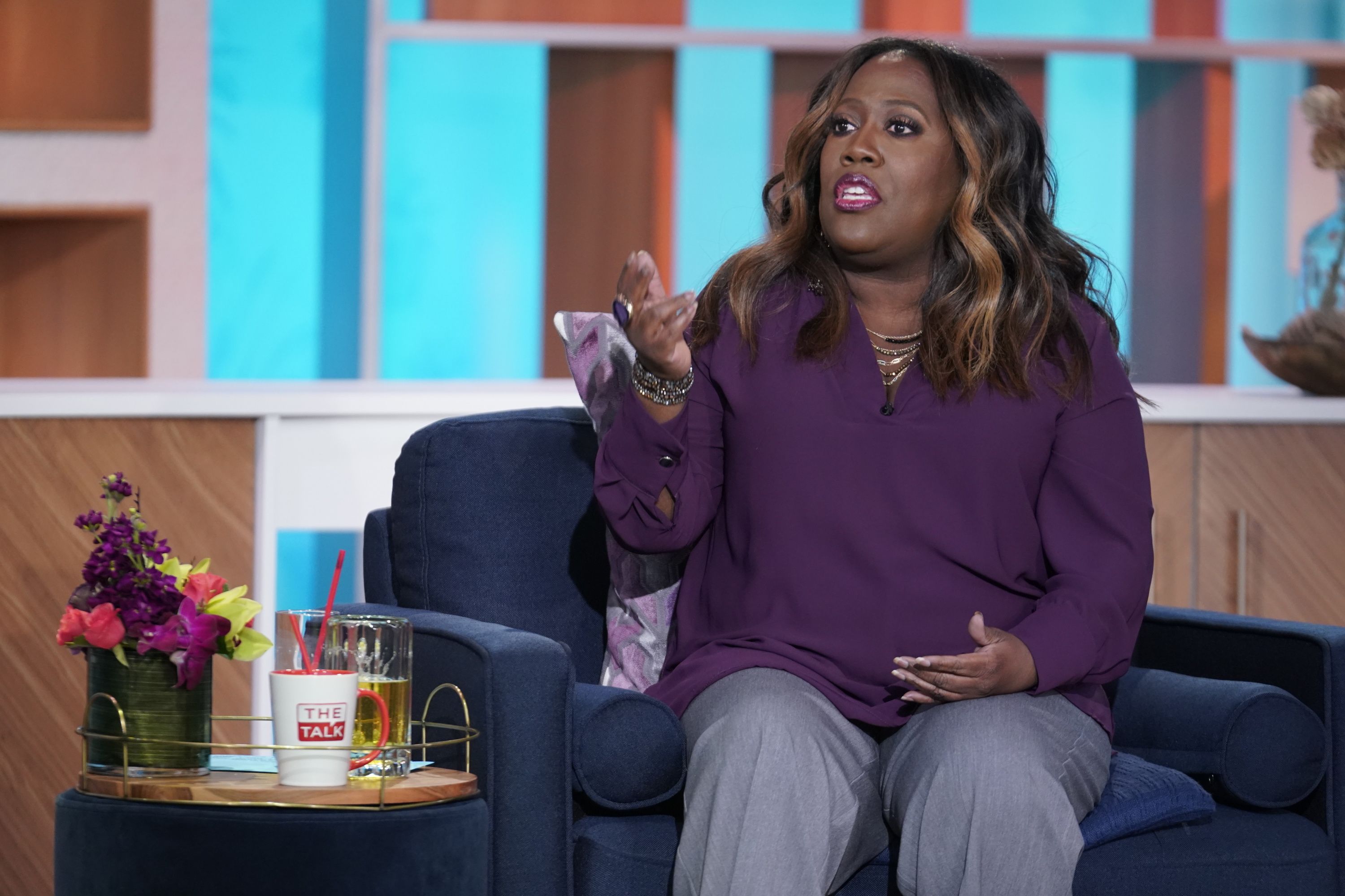 Sheryl Underwood on the set of "The Talk," on November 10, 2020 | Source: Getty Images