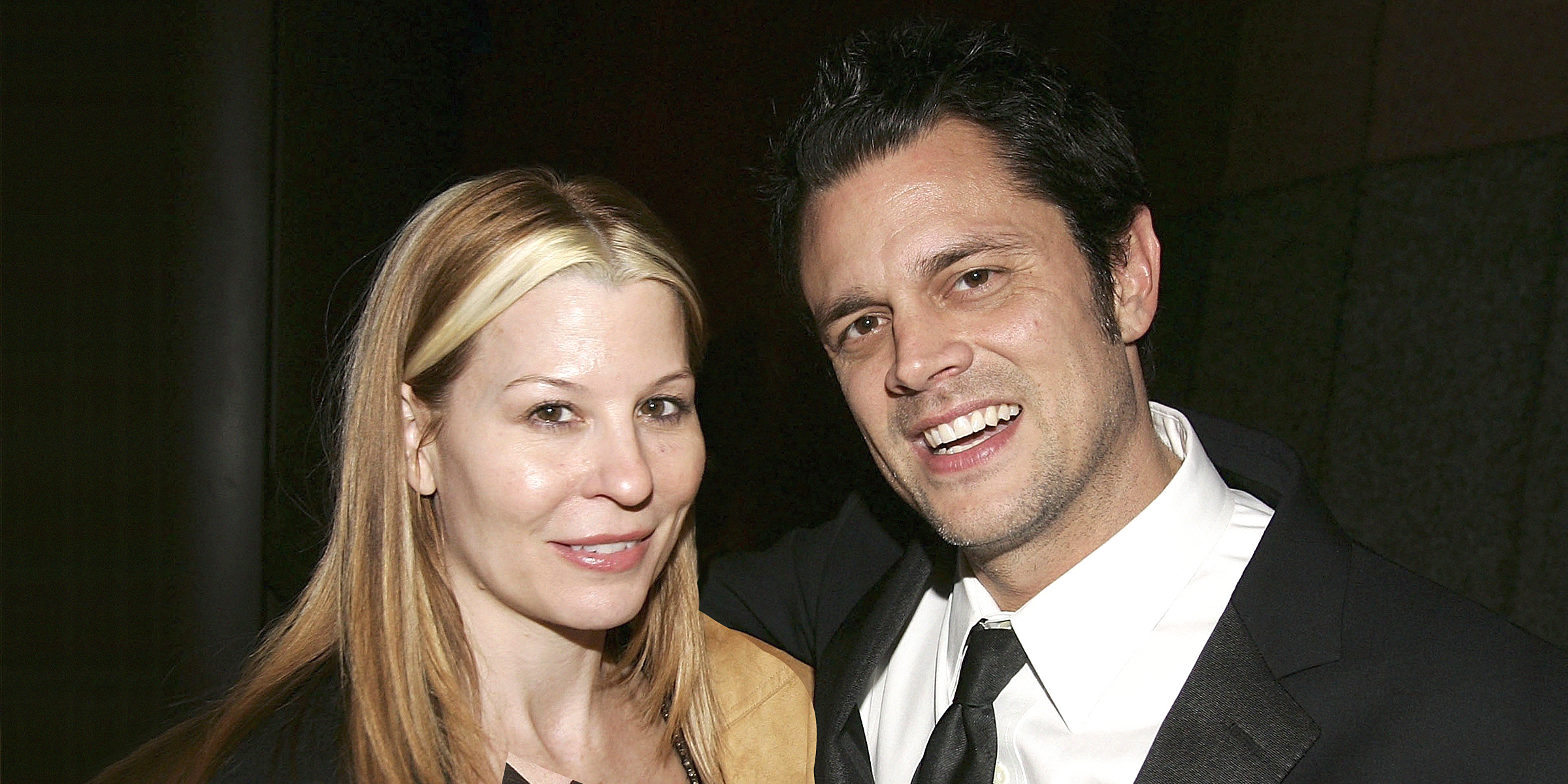 Melanie Lynn Clapp et Johnny Knoxville | Source : Getty Images