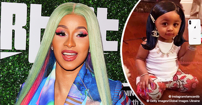 Cardi B Shares Funny Photo of Daughter Kulture with Snapchat Filter of ...