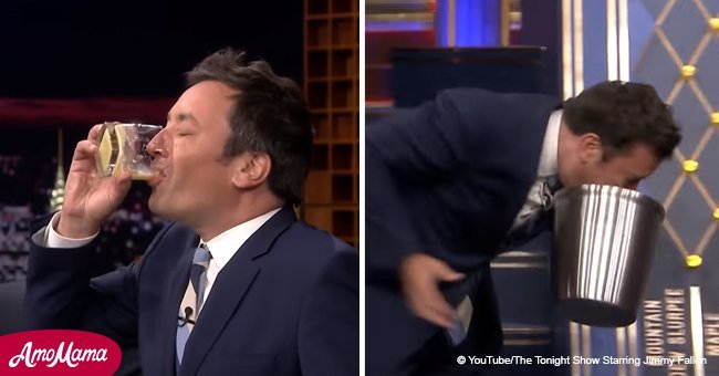 Jimmy Fallon vomits during live TV show