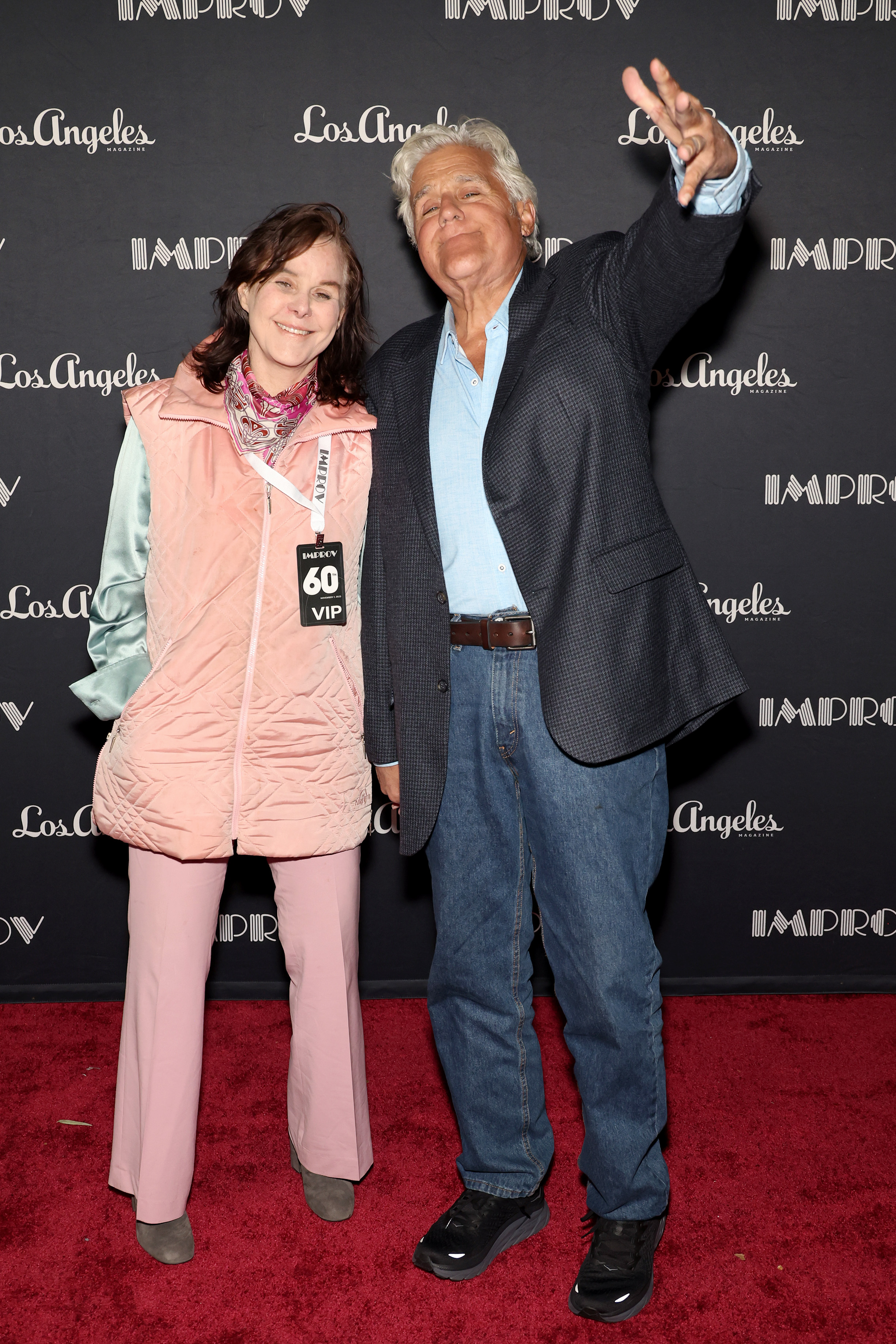 Mavis Leno and Jay Leno on November, 2023 in Los Angeles | Source: Getty Images