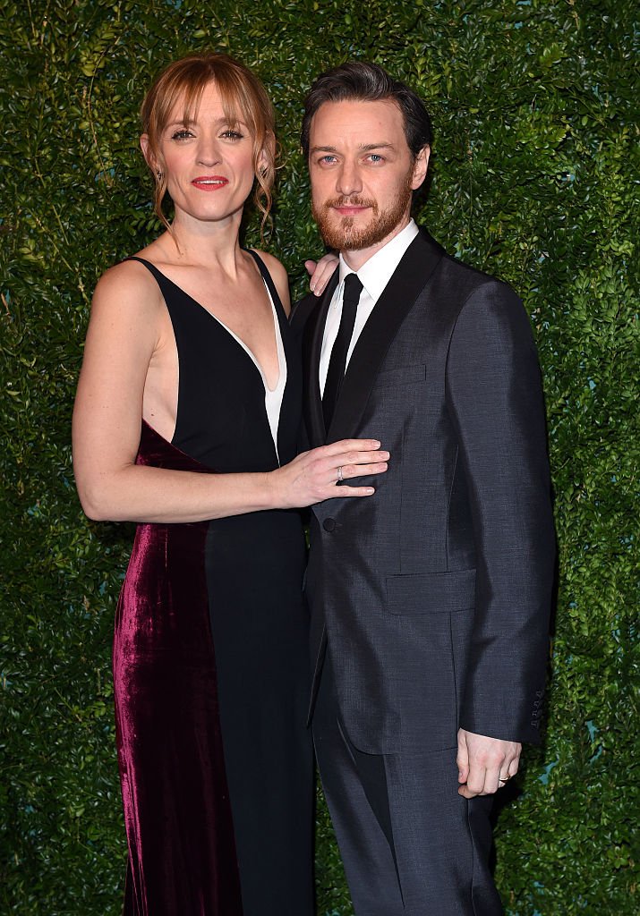 Anne-Marie Duff and James McAvoy at the 60th London Evening Standard Theatre Awards at London Palladium on November 30, 2014 | Photo: Getty Images