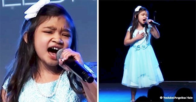 8-year-old stuns the audience with her voice that sounds just like Whitney Houston