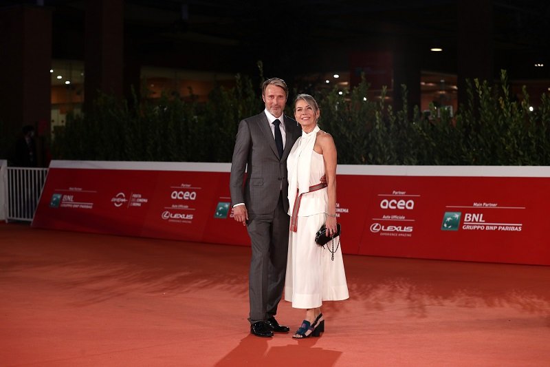 Mads Mikkelsen and Hanne Jacobsen on October 20, 2020 in Rome, Italy | Photo: Getty Images