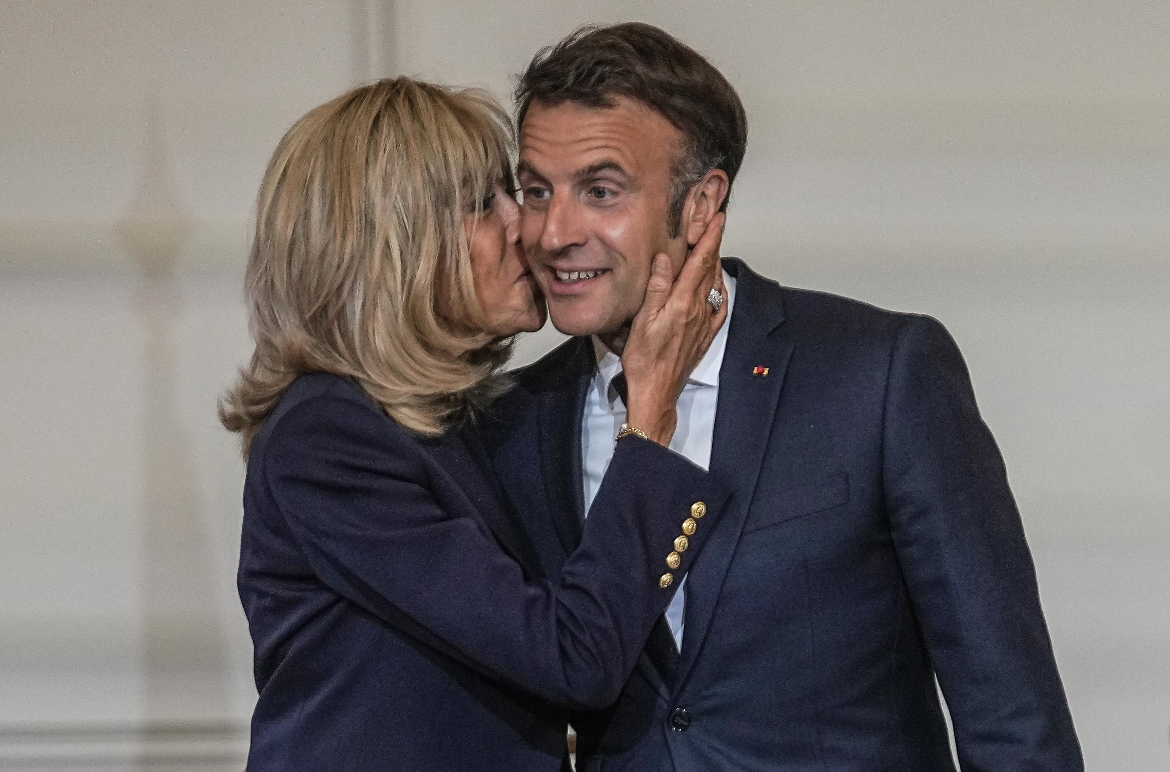 Brigitte kissed her husband on the cheek at the Élysée Palace during the "No to bullying" award ceremony on May 29, 2024. Their public gestures of affection have endured through over the years, reflecting a personal alliance that has remained remarkably steadfast.