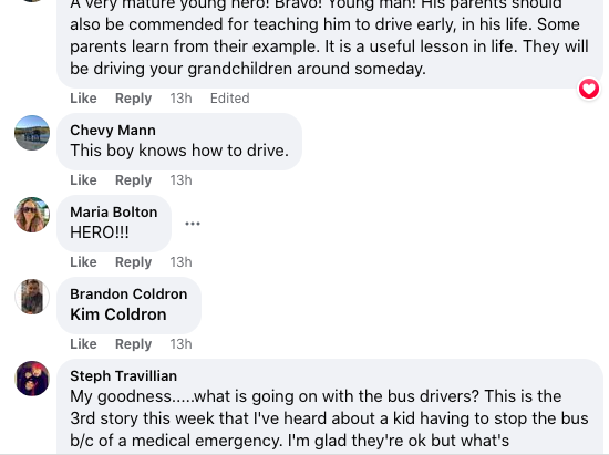 Kommentare zum 13-jährigen Dillion Reeves | Facebook.com/Inside Edition