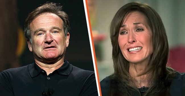 Robin Williams | Susan Schneider | Source: Getty Images | Youtube.com/ABC News